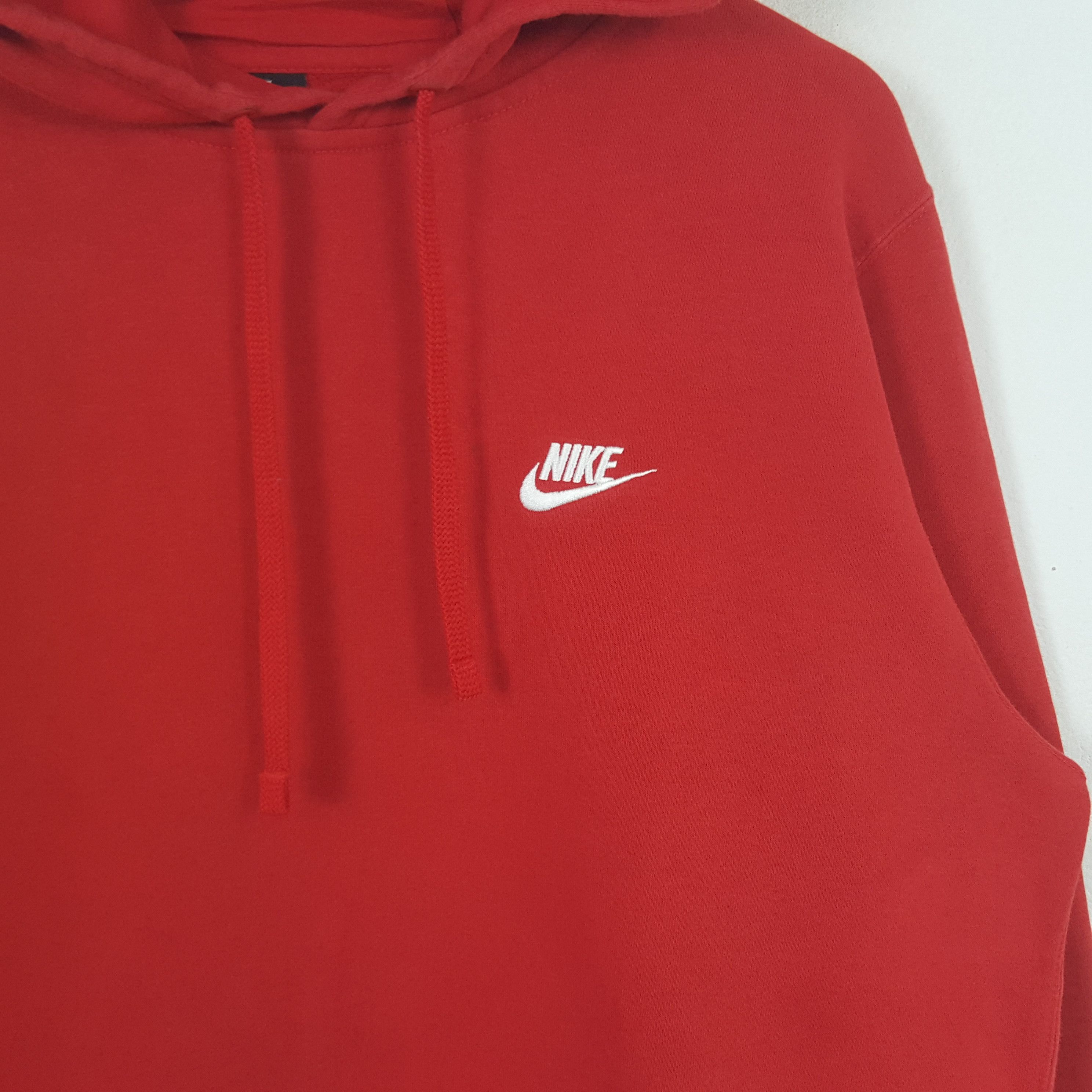 Nike × Vintage Vintage Nike Swoosh Small Design Sportwear Hoodies Size US L / EU 52-54 / 3 - 2 Thumbnail