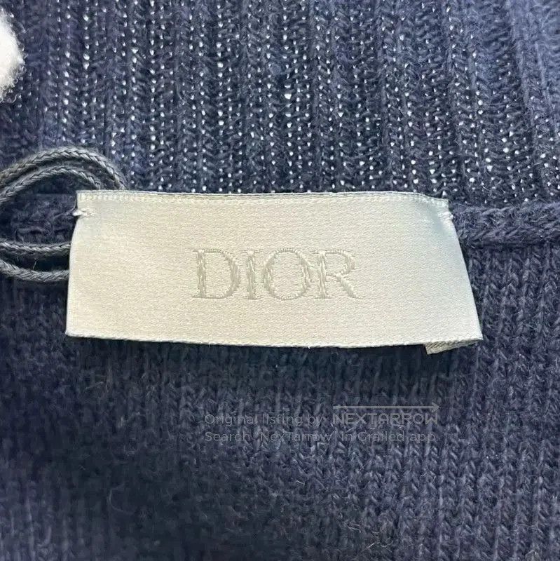 Dior Dior Men's Long Sleeve Navy Cashmere Sweater . Size US M / EU 48-50 / 2 - 4 Thumbnail