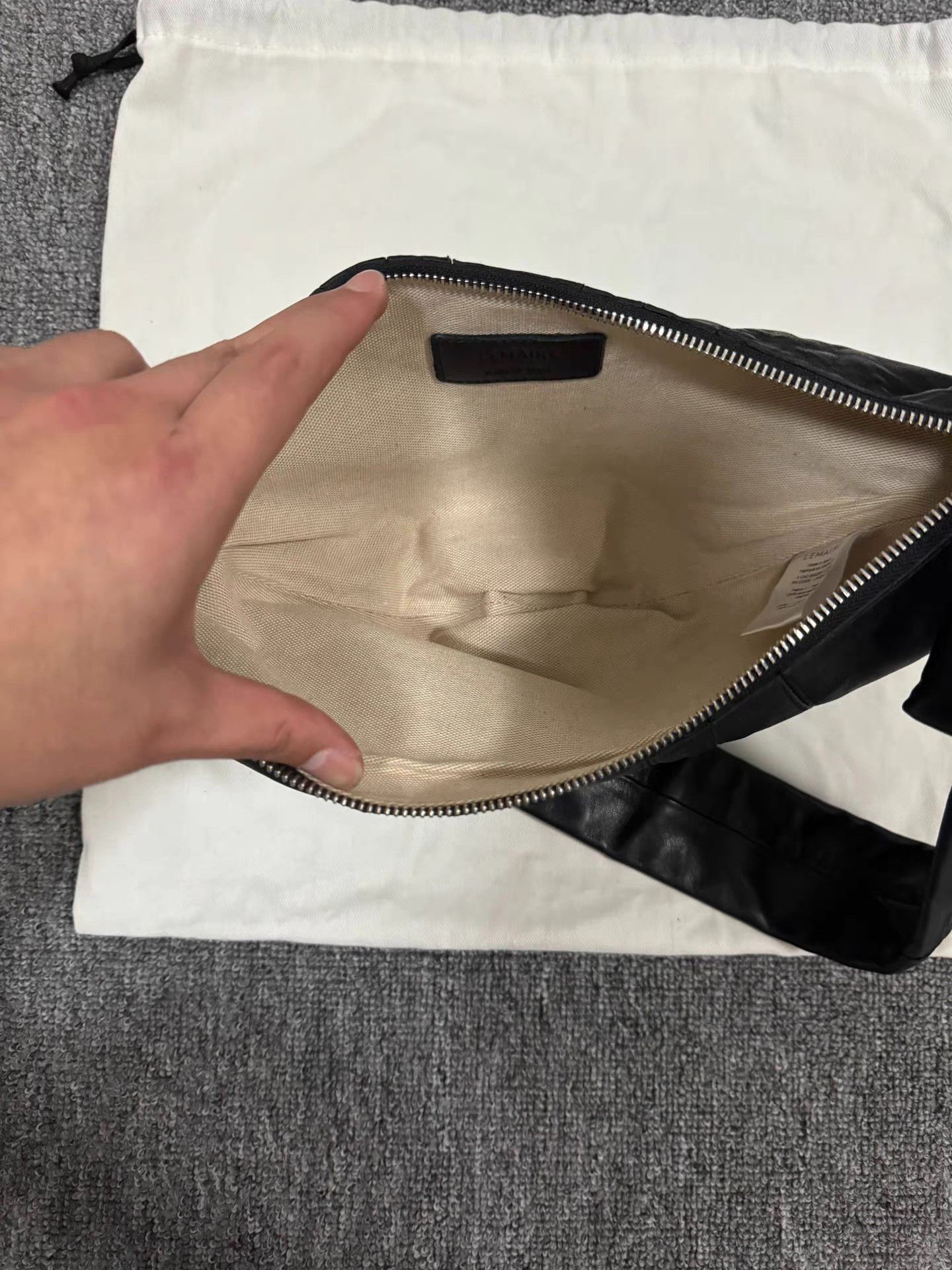 Lemaire Lemaire black Croissant bag Size ONE SIZE - 8 Thumbnail