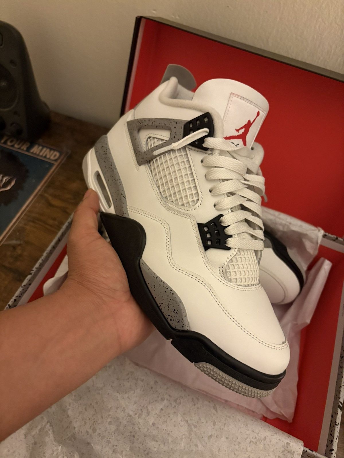 Nike Jordan 4s Retro White Cement (2025) Size US 10.5 / EU 43-44 - 1 Thumbnail