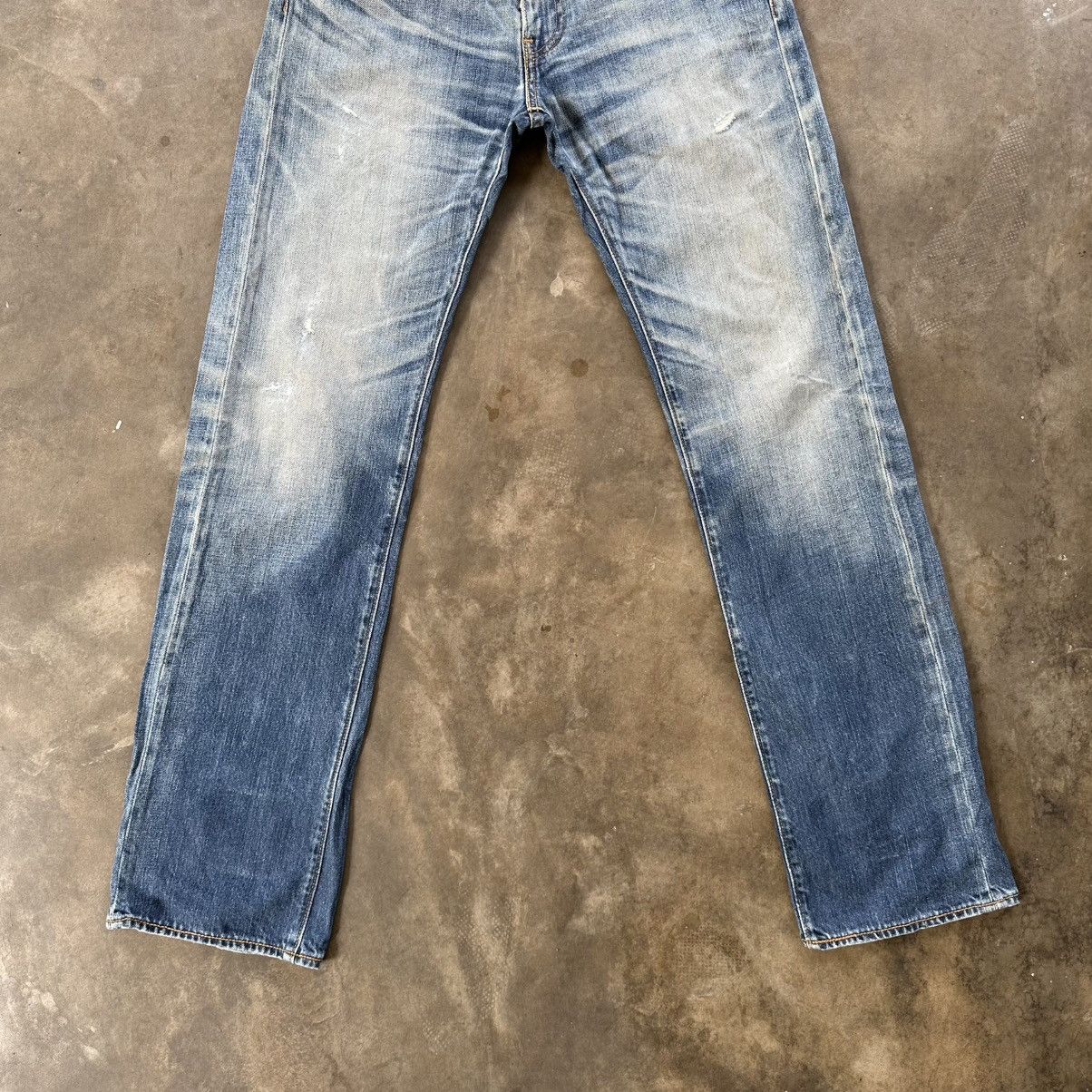 Japanese Brand Vintage Levi’s 505 Faded Distressed Denim Jean Pant W30 Size US 30 / EU 46 - 3 Thumbnail