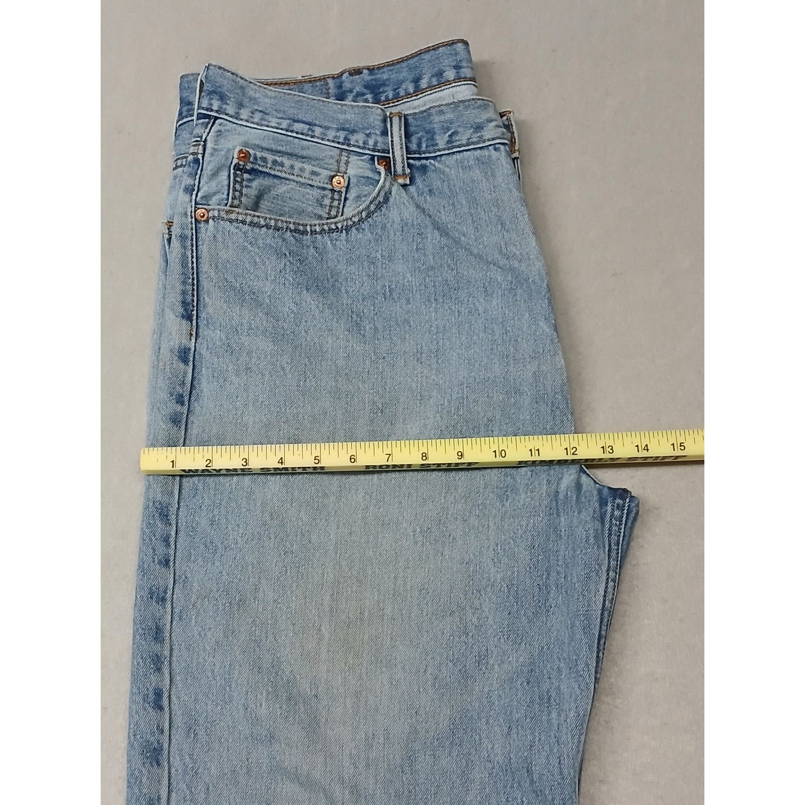 Levi's Levis 550 (40x30) Relaxed Fit Straight Leg Light Denim Jeans Size US 40 / EU 56 - 5 Thumbnail