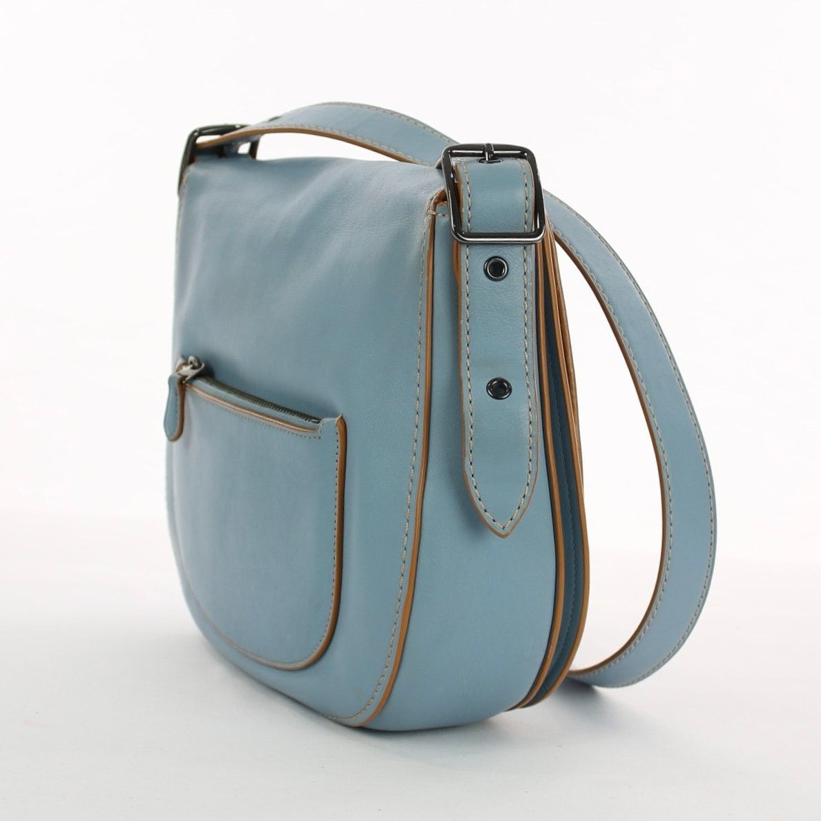 Coach Coach 75th Anniversary Light Blue Leather Crossbody Bag Size ONE SIZE - 4 Thumbnail
