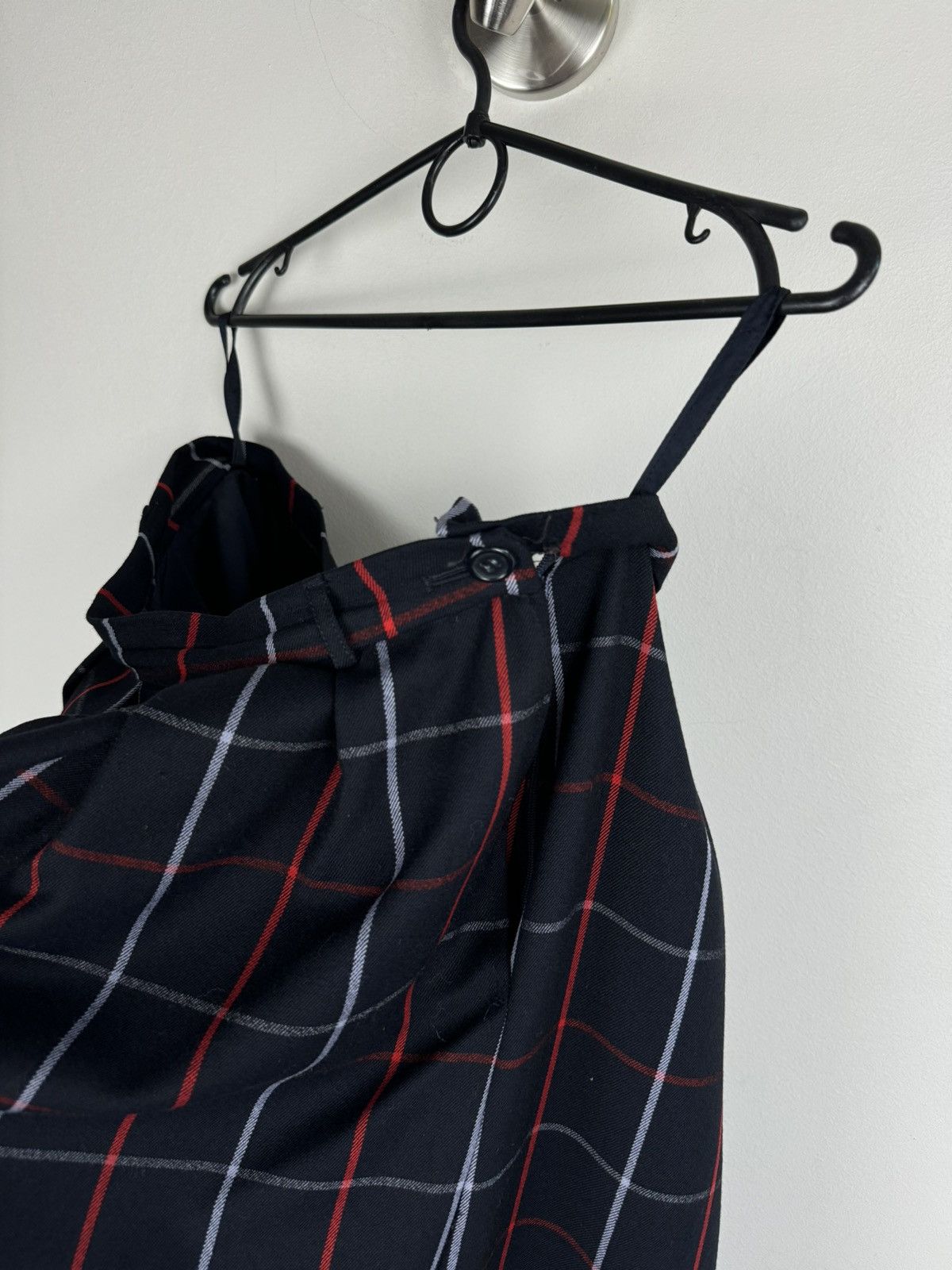 Burberry × Vintage Vintage wool skirt Burberry Nova Check 90s original Size 34" / US 12 / IT 48 - 2 Thumbnail