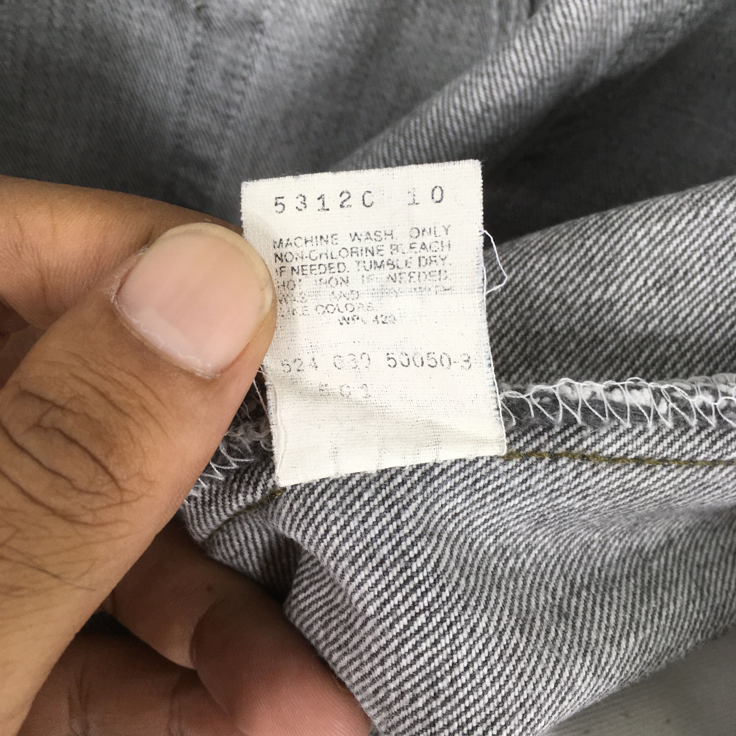 Levi's Size 31x29.5 Vintage 80s Levi's 501 Faded Black Jeans S1665 Size US 31 - 13 Thumbnail