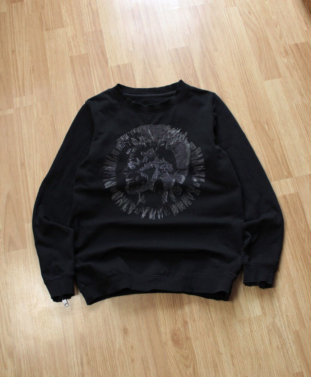 Diesel 🔥 Vintage Diesel Big Logo Zip Sweatshirt Pullover Streetwear Size US S / EU 44-46 / 1 - 2 Thumbnail