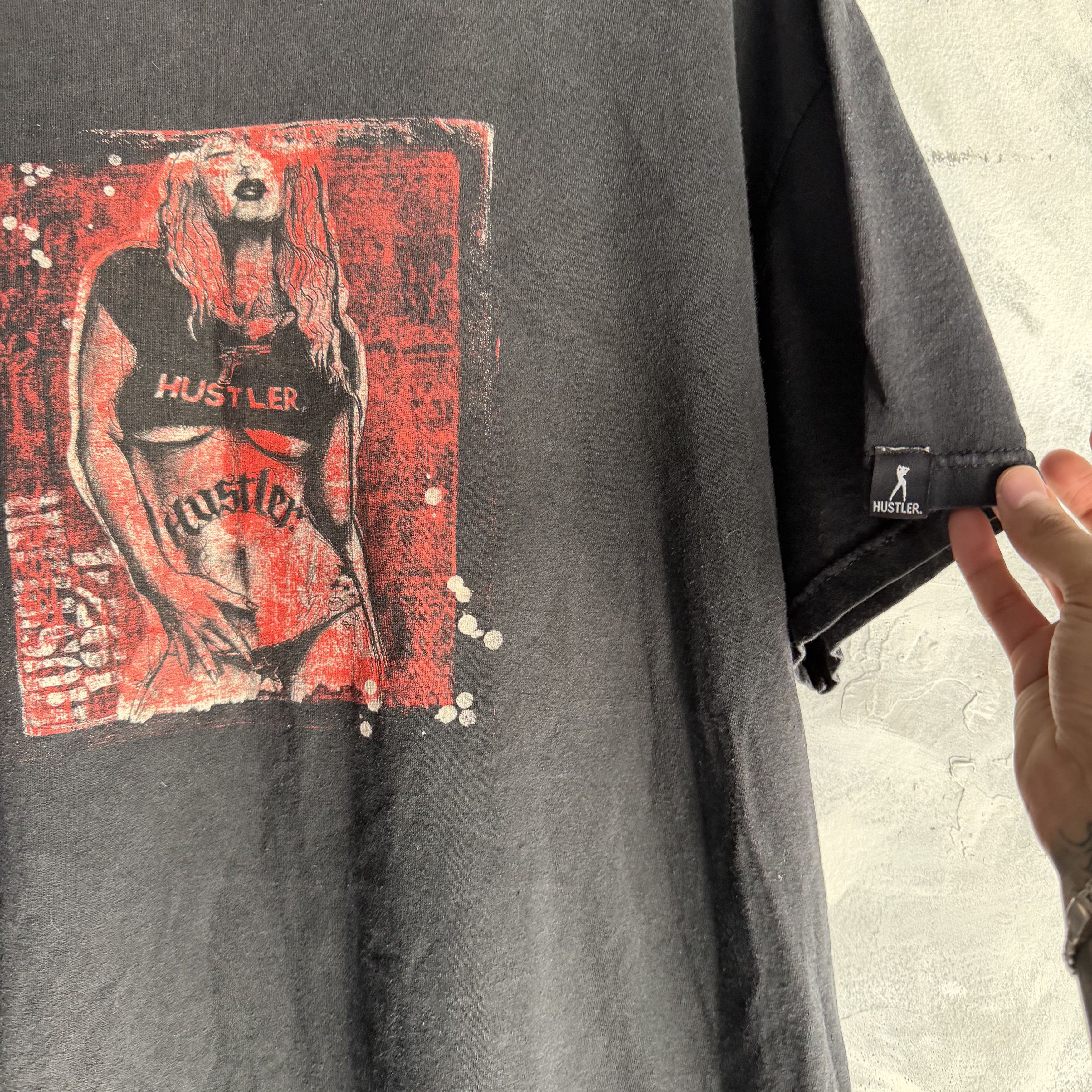 Other Vintage Hustler T Shirt Mens Large Black Hardcore Adult Magz Size US L / EU 52-54 / 3 - 4 Thumbnail