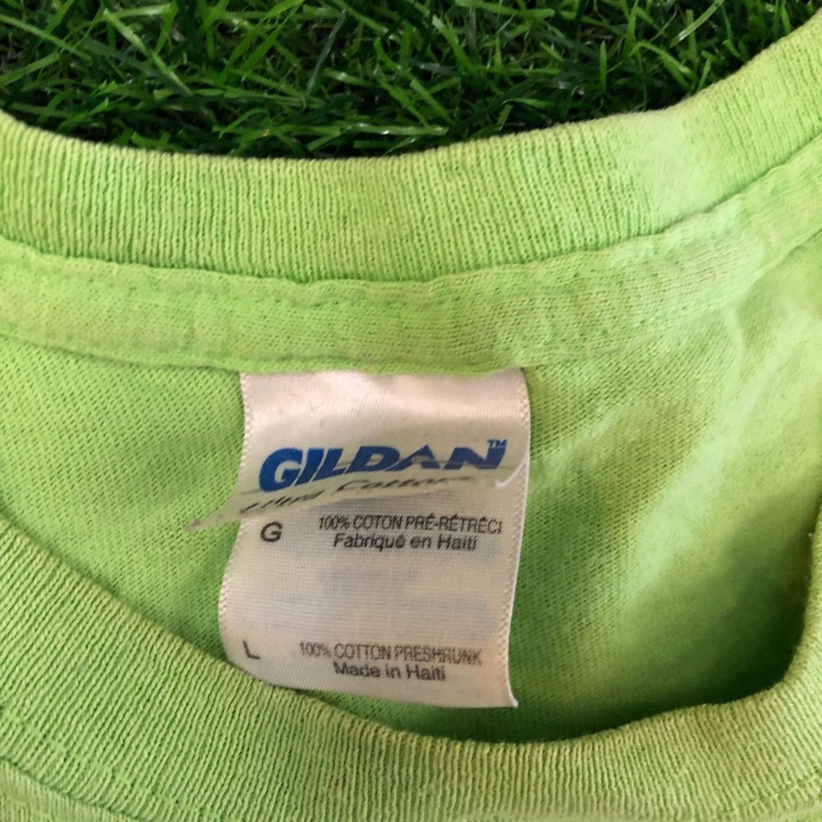 Gildan Men’s Lime Green ‘Salsa Soccer’ Graphic Tee Size US L / EU 52-54 / 3 - 4 Thumbnail