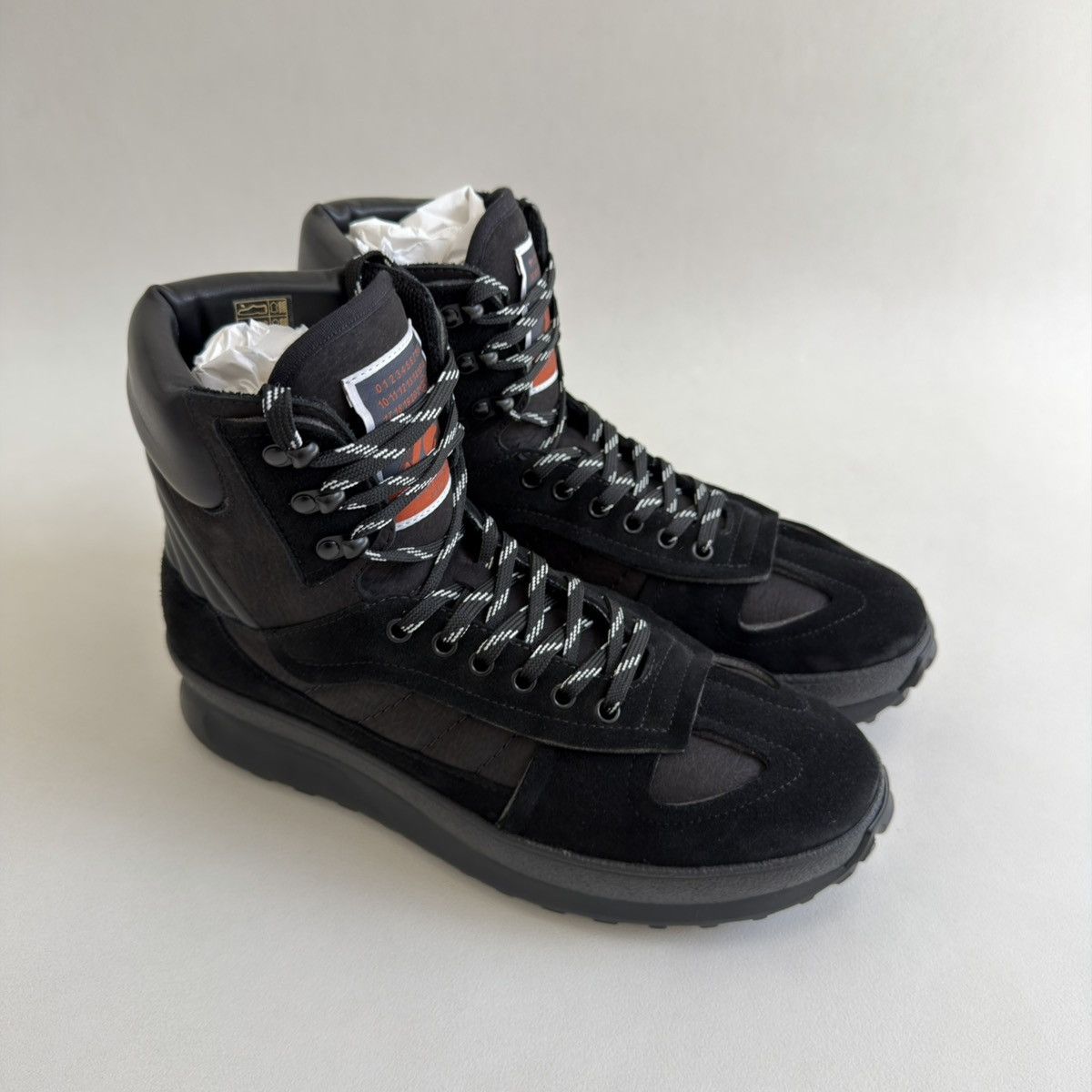 Maison Margiela A/W 24 ‘Climber’ Black High Top Sneakers Size US 8 / EU 41 - 4 Thumbnail