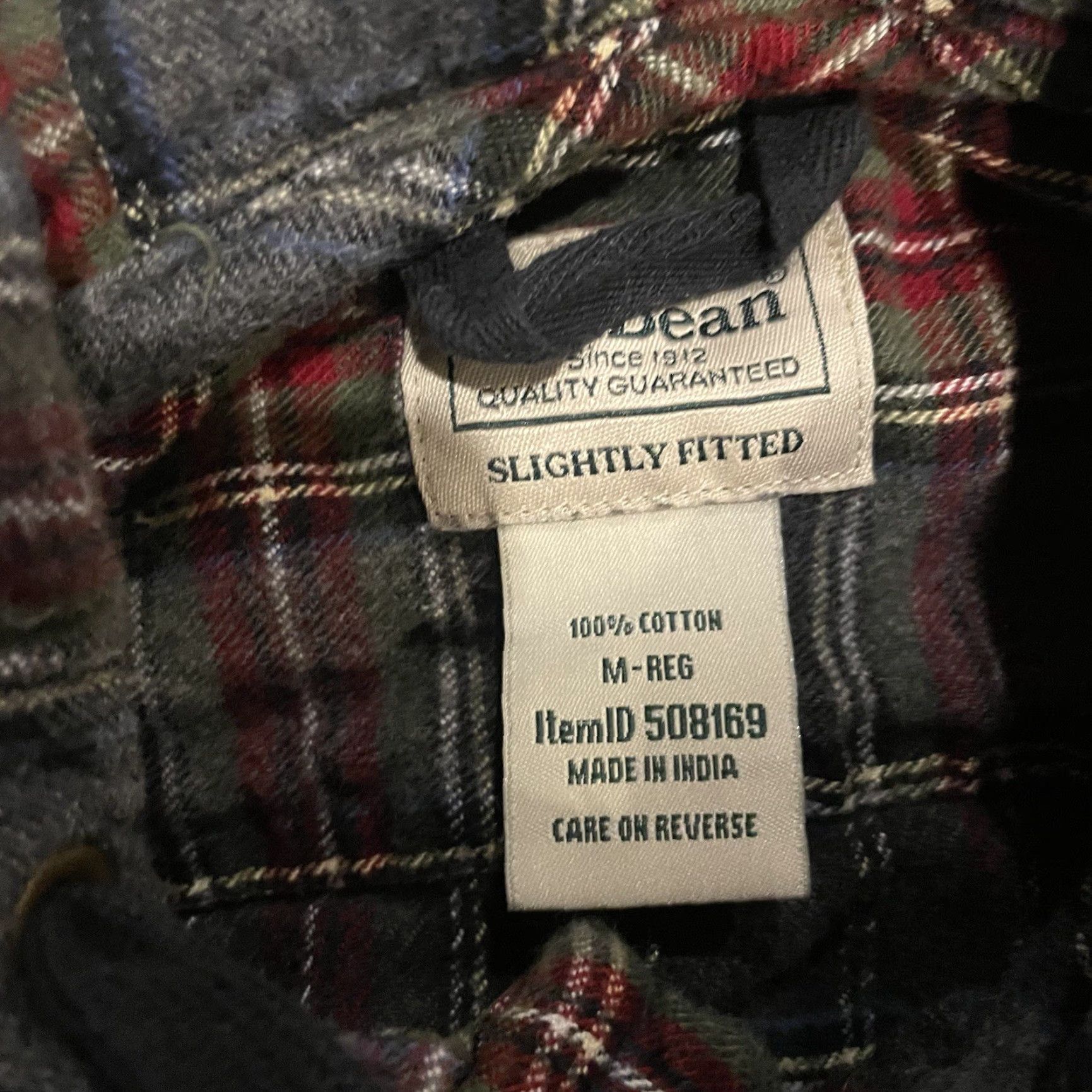 Vintage LL Bean Hooded Flannel Shirt Mens M Gray Plaid Snap Down Slightly Fitted Hoodie Sweatshirt Button-Up Crew Neck Pockets Logo Size US M / EU 48-50 / 2 - 4 Thumbnail