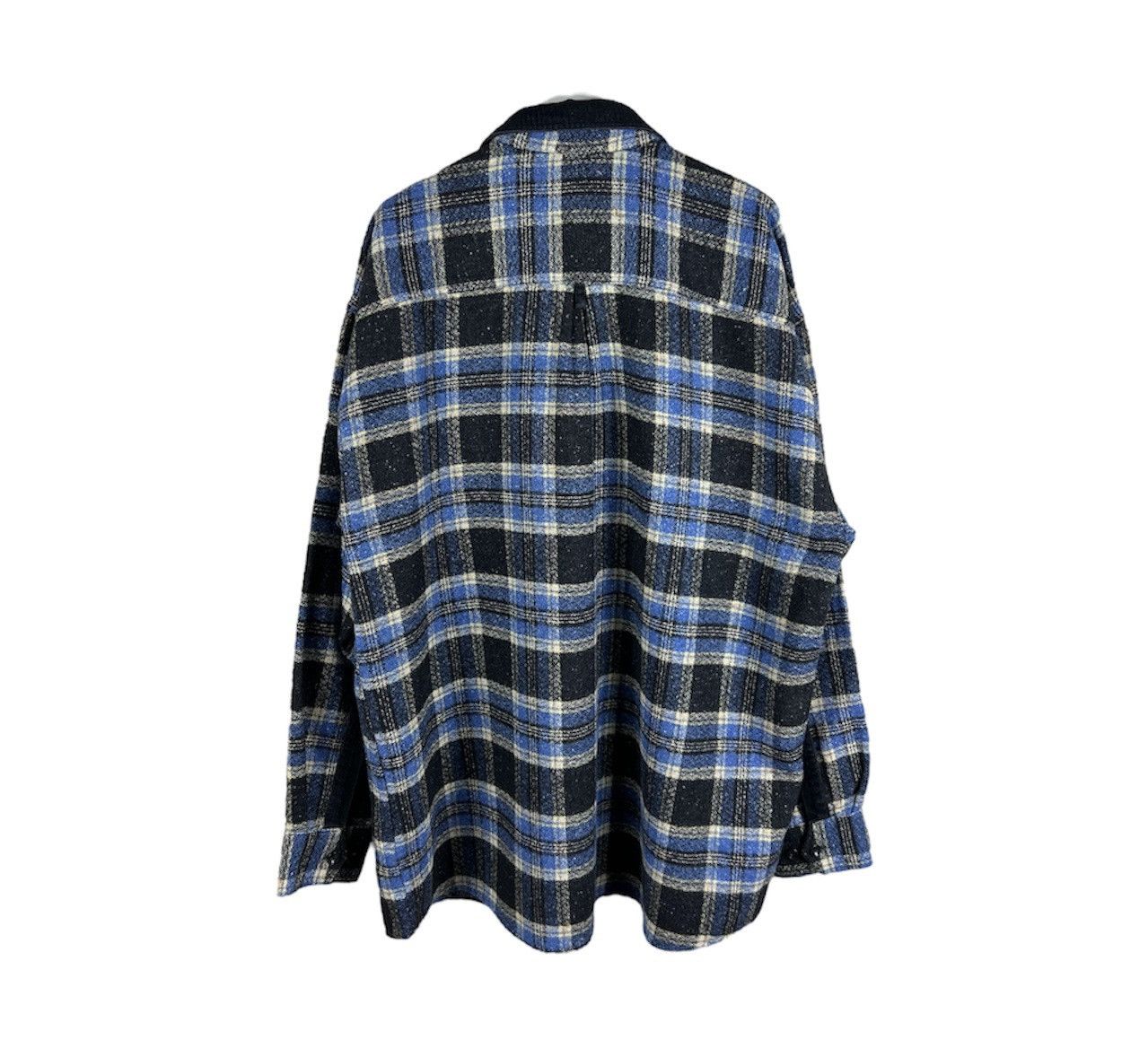 Kapital Vintage 90s Jean Maseric plaid knitted checked shirt retro Size US L / EU 52-54 / 3 - 2 Thumbnail
