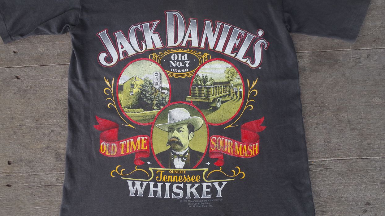 Jack Daniels Vintage 80s Jack Daniels T Shirt size L -XL | Grailed