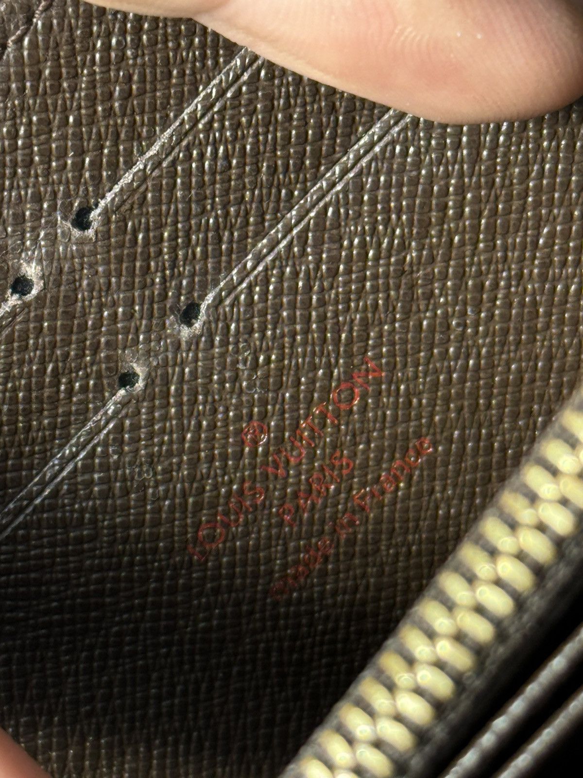 Louis Vuitton Louis Vuitton Long Wallet Damier Ebene Zippy MI4134 Size ONE SIZE - 9 Thumbnail