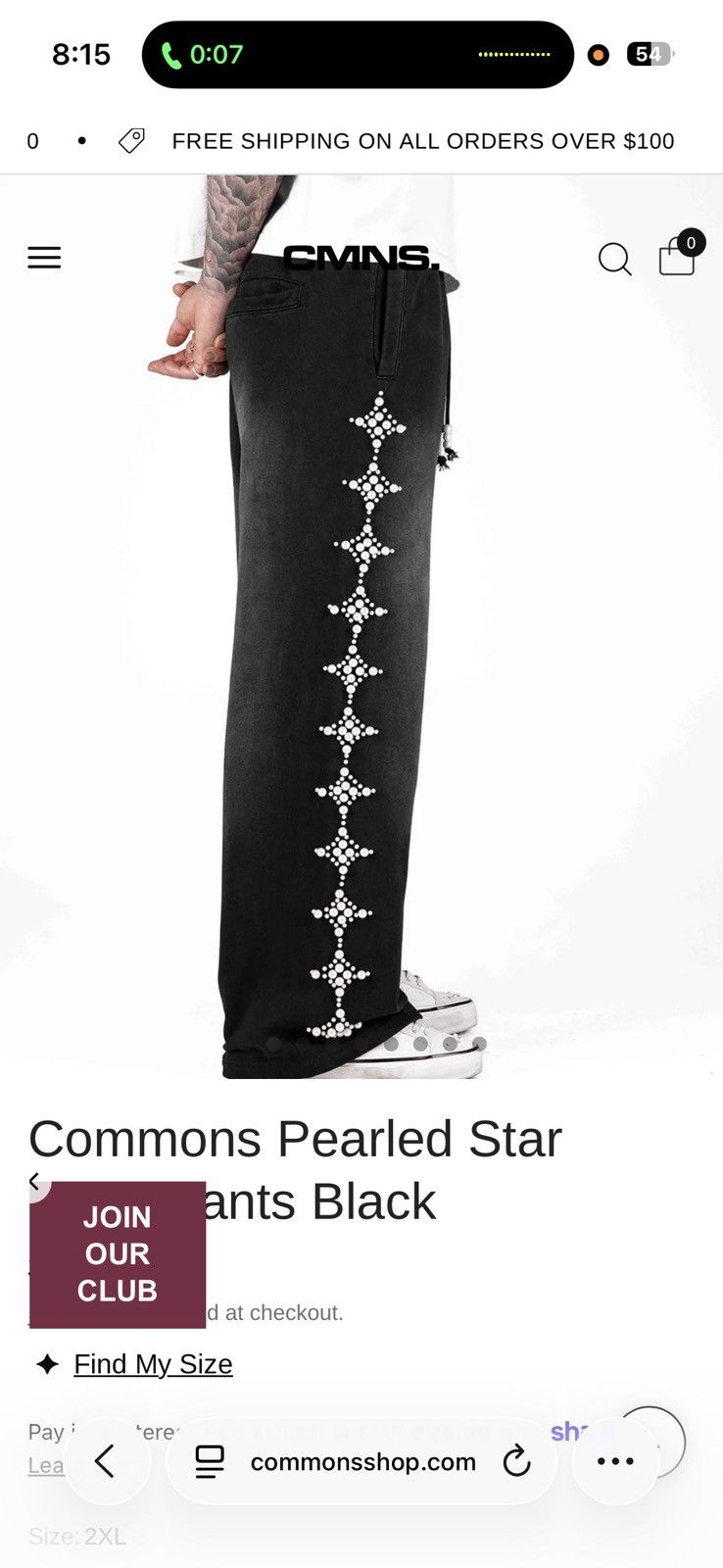 Other Commons Studios Pearled Star Sweatpants Black M Size US 32 / EU 48 - 9 Thumbnail