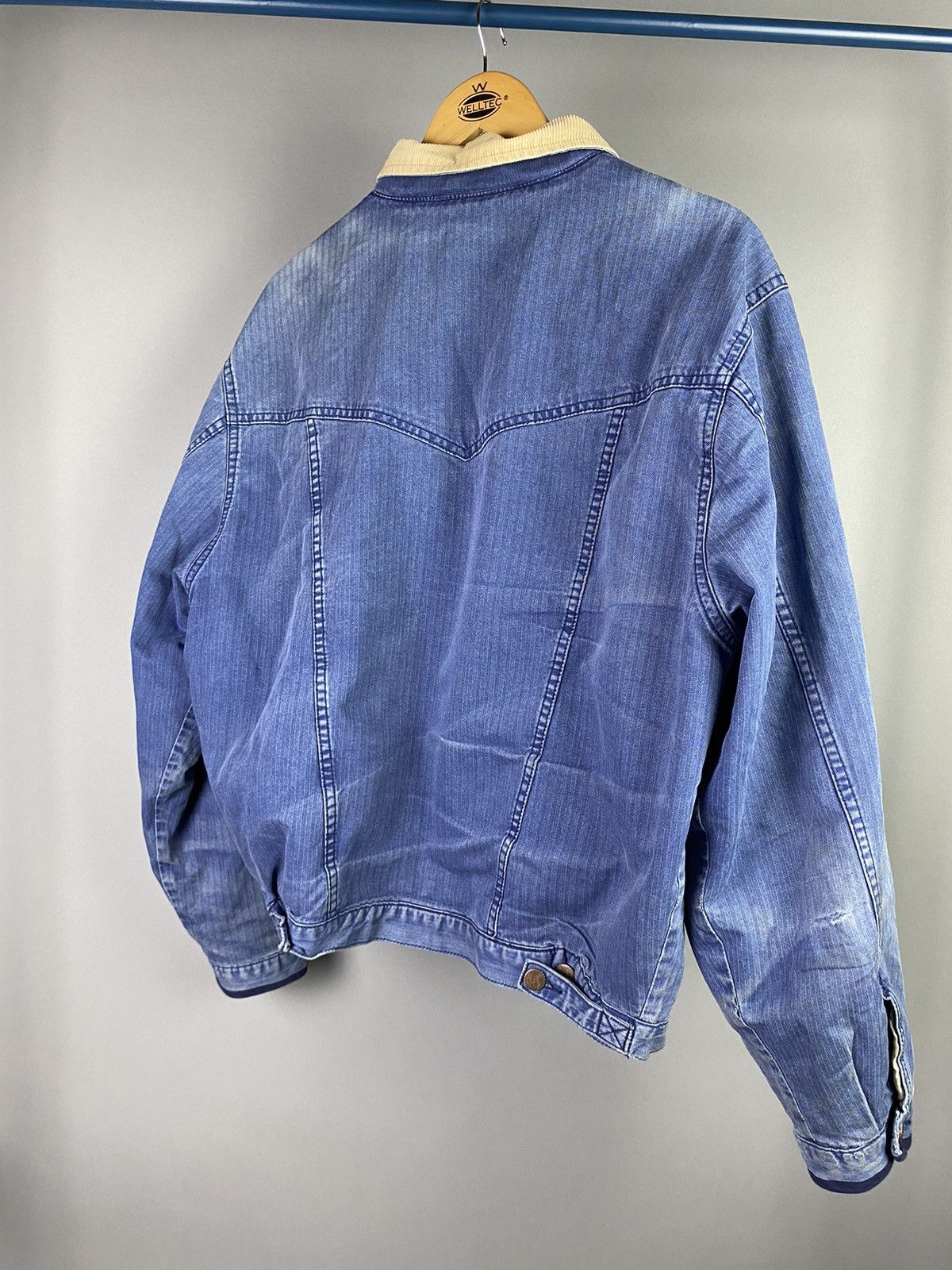 Vintage × Wrangler Vintage Wrangler Denim Jacket with Corduroy Collar Size US M / EU 48-50 / 2 - 13 Thumbnail