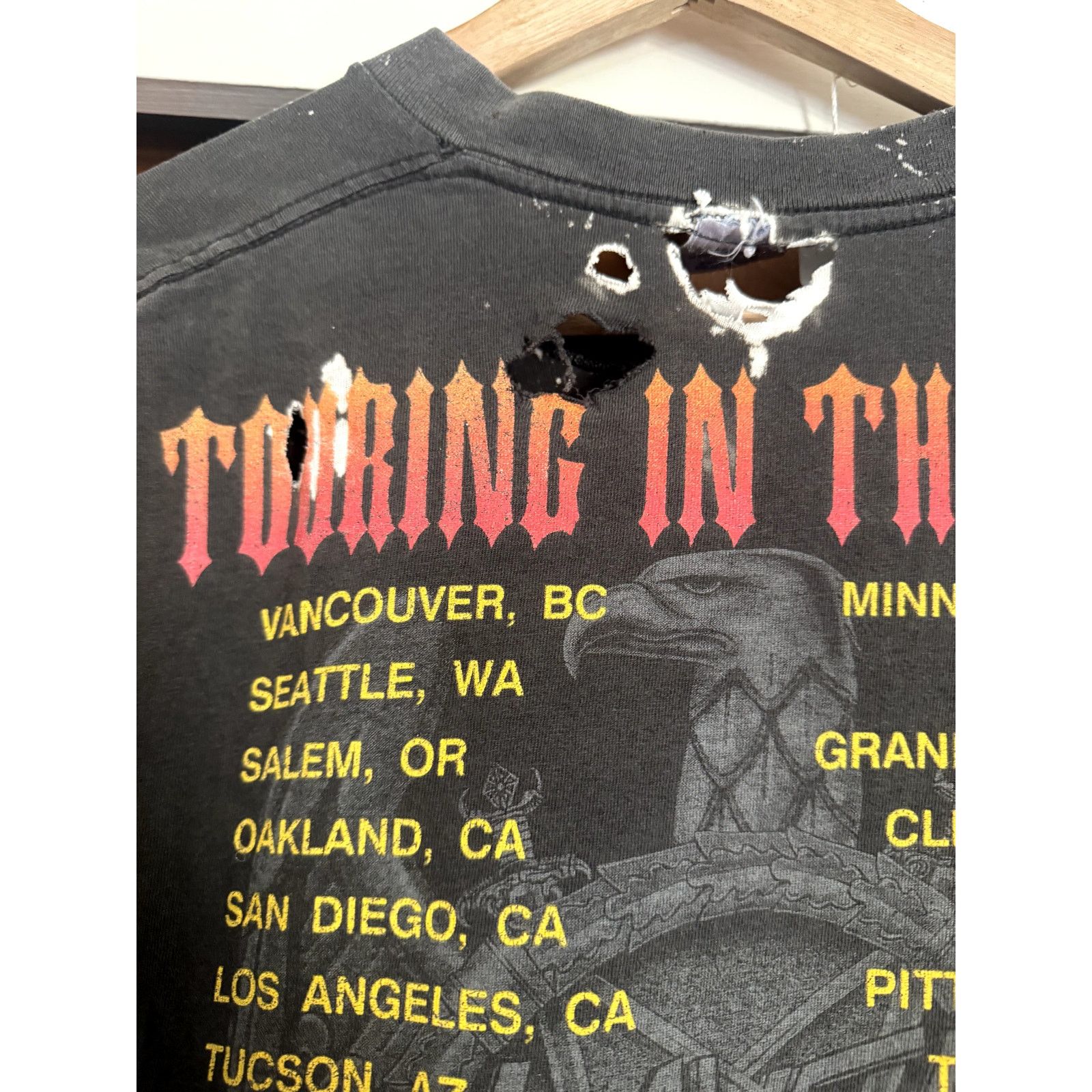 Brockum Vintage Slayer Band Touring in the Abyss Brockum 1991 XL Size US XL / EU 56 / 4 - 5 Thumbnail