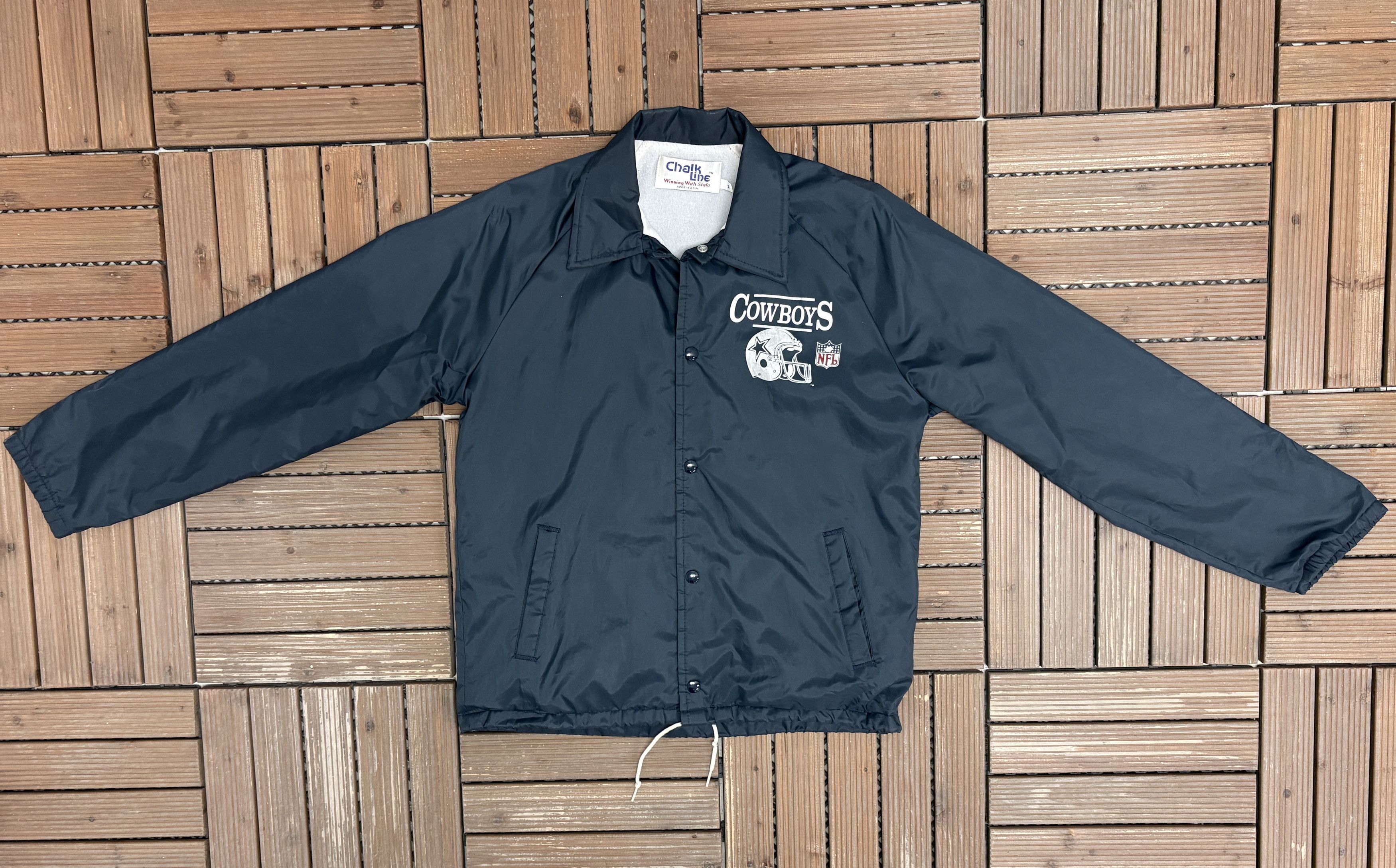 Chalk Line × Vintage Dallas Cowboys Vintage Chalk Like Blue Jacket Size US S / EU 44-46 / 1 - 6 Thumbnail