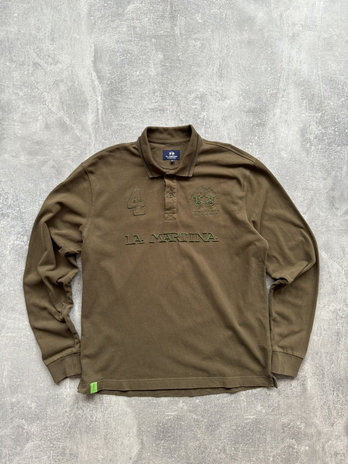 La Martina La Martina Polo Long Sleeve Military Size US L / EU 52-54 / 3 - 2 Thumbnail