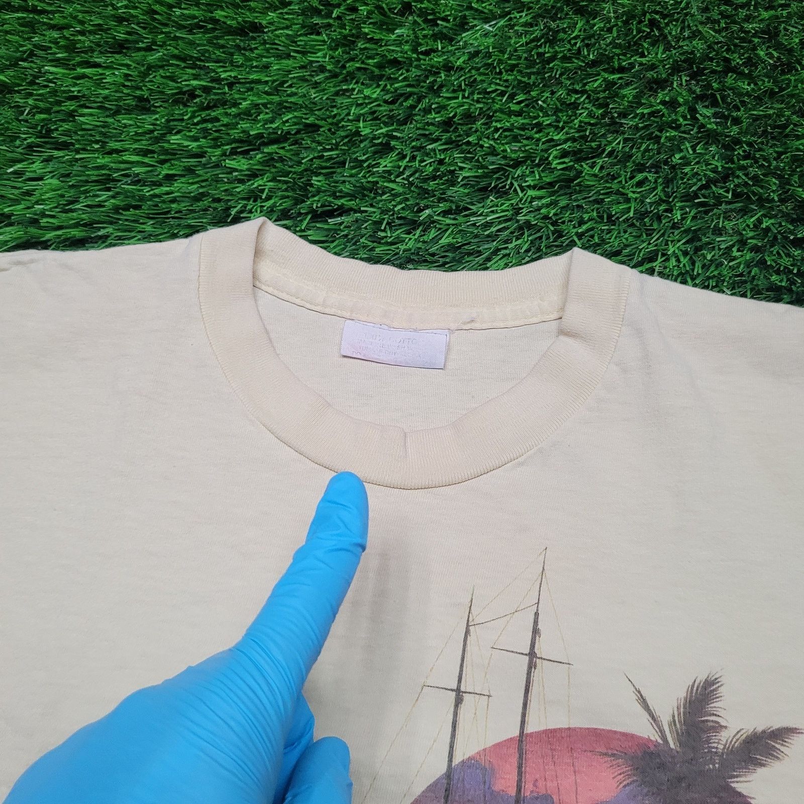 Vintage VTG 80s Jimmy Buffett Margaritaville T-Shirt S Two Sided Size US S / EU 44-46 / 1 - 5 Thumbnail