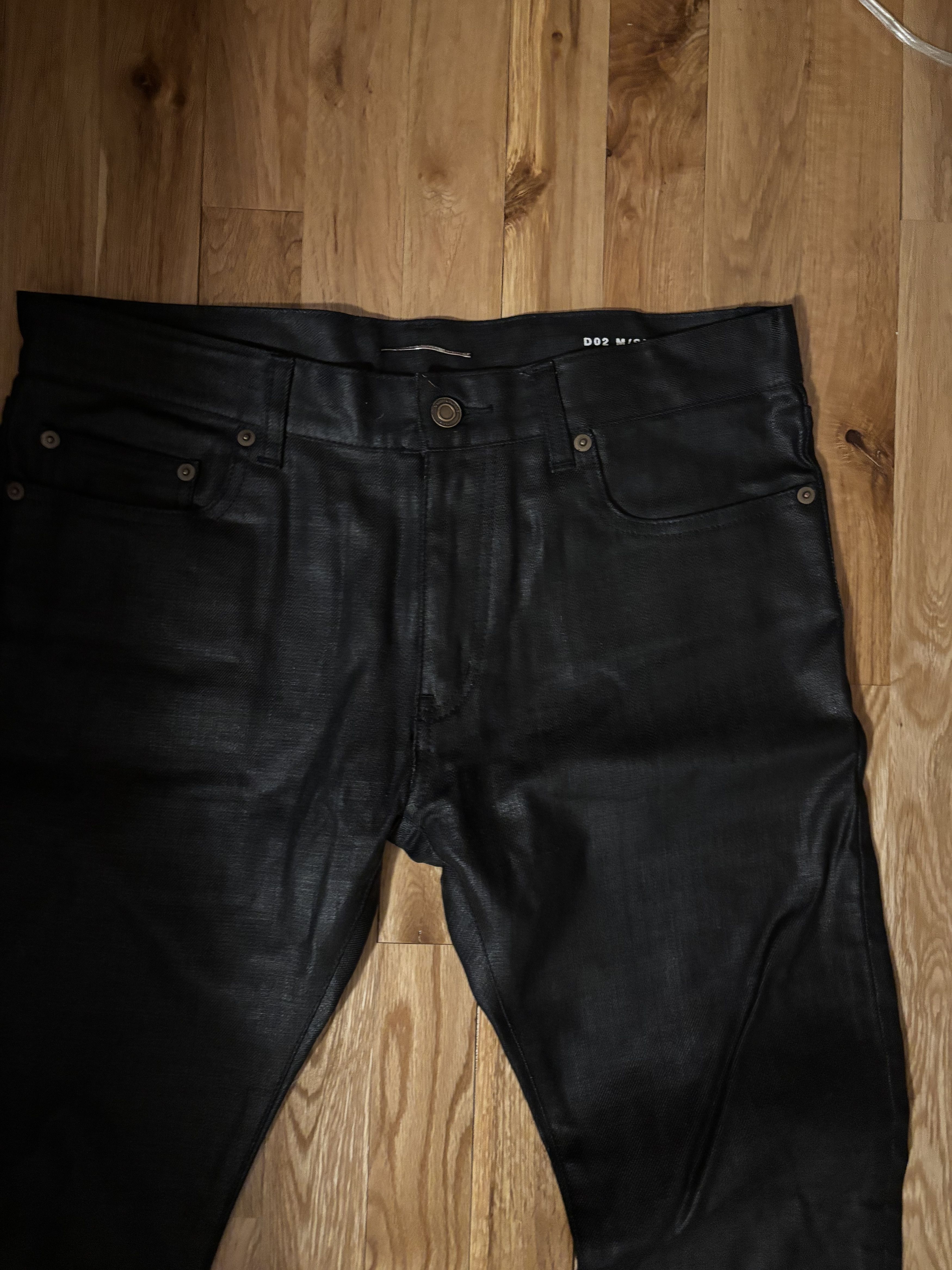 Saint Laurent Paris Saint Laurent Paris Waxed Raw Black Denim Size 30 Hedi Era Size US 30 / EU 46 - 2 Thumbnail