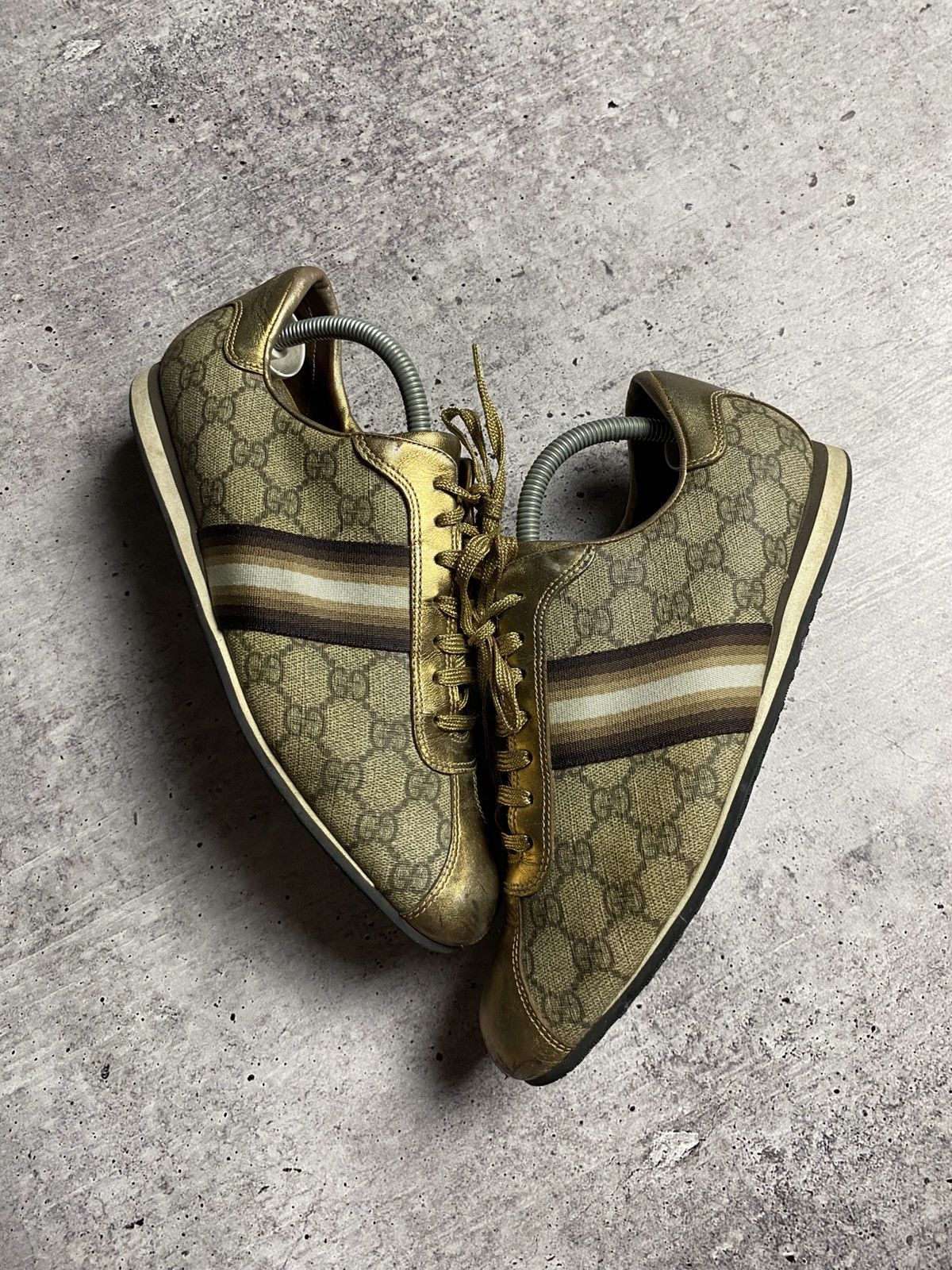 Gucci Vintage Monogram Sneakers Size US 7 / EU 40 - 1 Thumbnail
