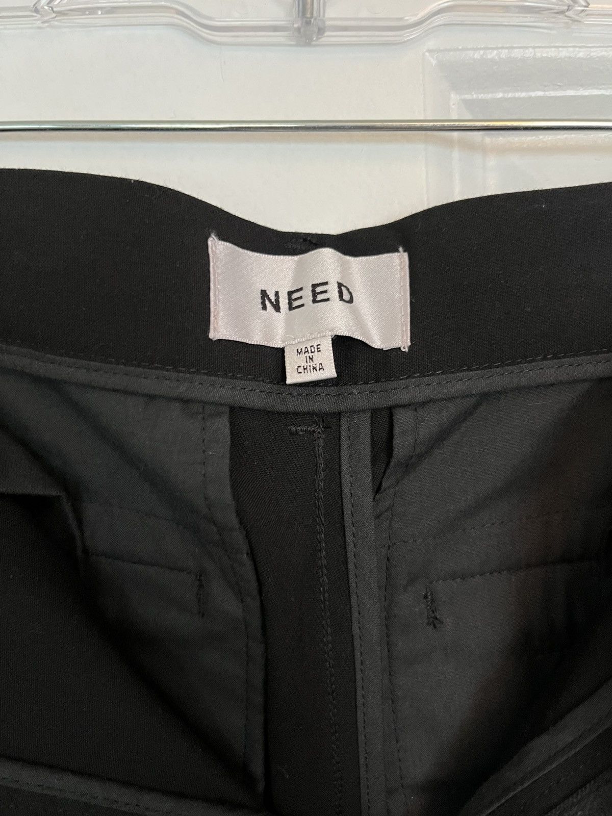 Need Supply Black cropped rayon blend trousers Size US 31 - 4 Thumbnail