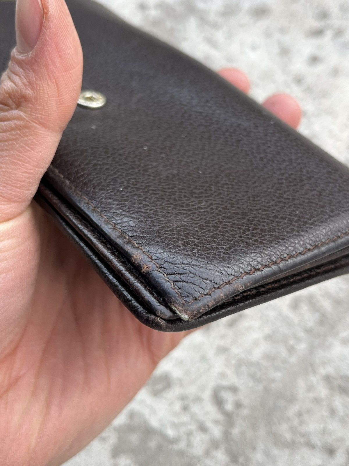 Bvlgari Vintage Bvlgari Big Logo Leather Wallet Case Clutch Holder Size ONE SIZE - 14 Thumbnail