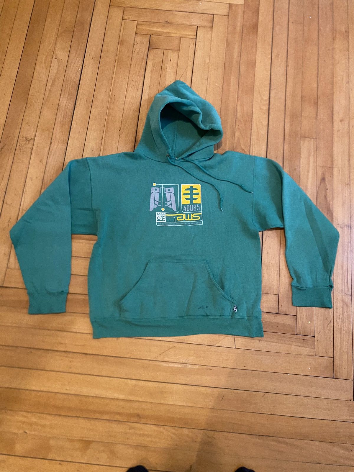 90s alien workshop hoodie