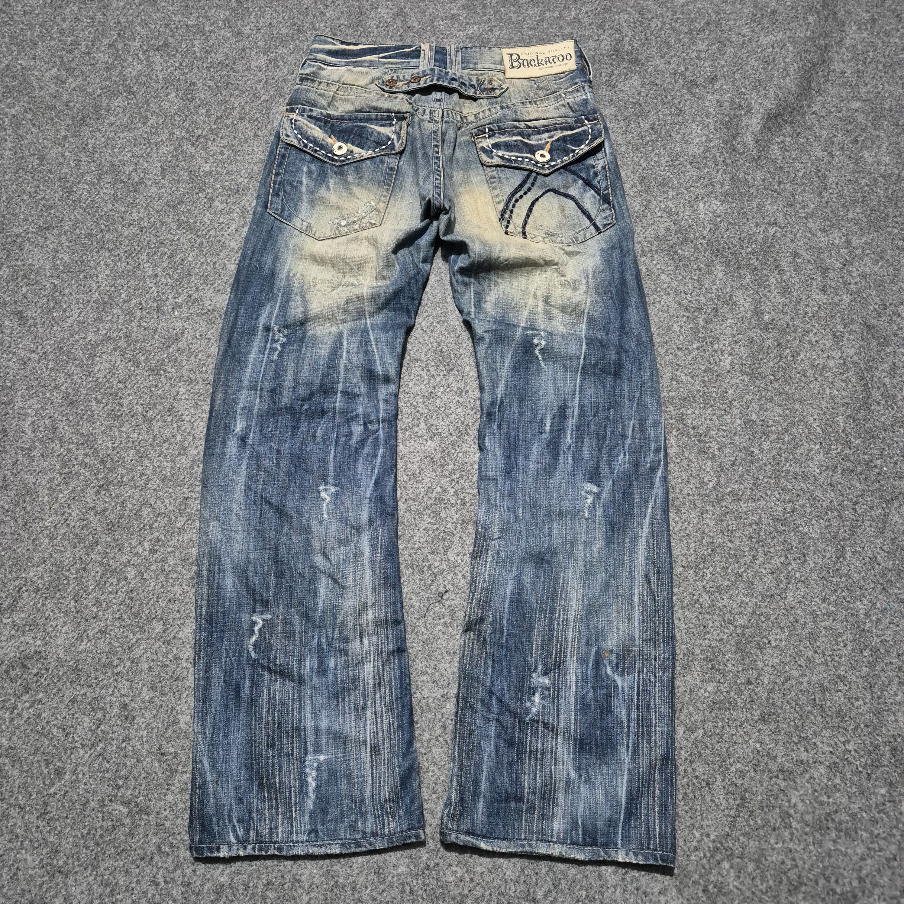 Japanese Brand Buckaroo flared denim Size US 33 - 2 Thumbnail