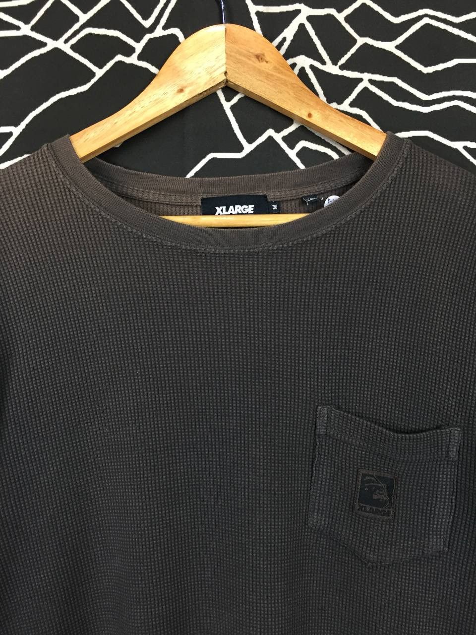 Vintage × Xlarge X-LARGE Brand OG Logo Streetwear Waffle Longsleeve Tee Size US M / EU 48-50 / 2 - 3 Thumbnail