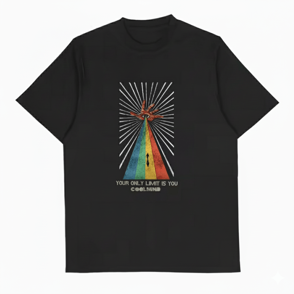 Other Y2K Streetwear Retro Gothic Eye Power Black T-Shirt Size US XXL / EU 58 / 5 - 1 Thumbnail
