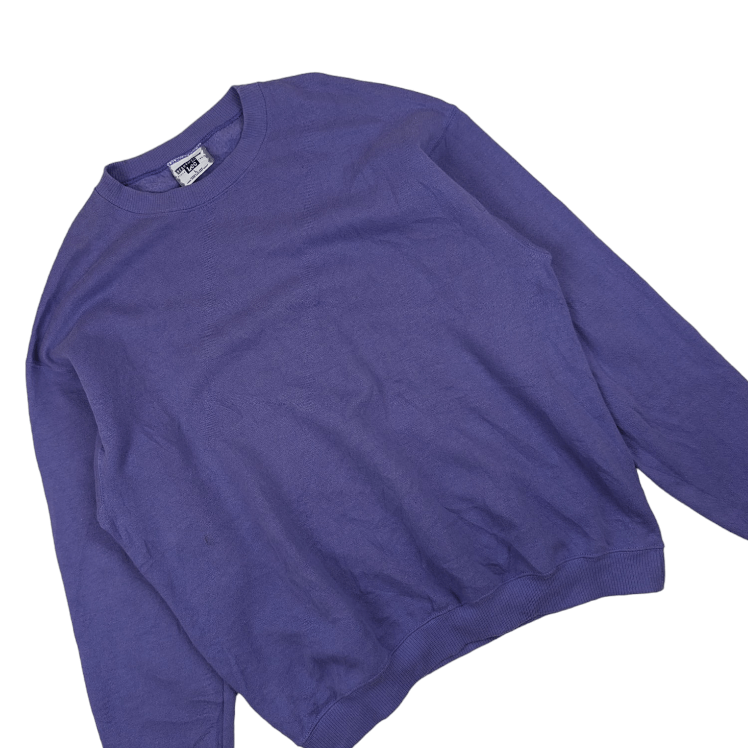 Lee Vintage 90's LEE Plain Blue Jumper Sweatshirt Size US L / EU 52-54 / 3 - 3 Thumbnail