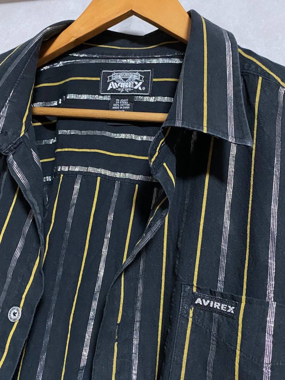 Avirex Avirex US Stripped Button Up Shirt Size US XXL / EU 58 / 5 - 4 Thumbnail