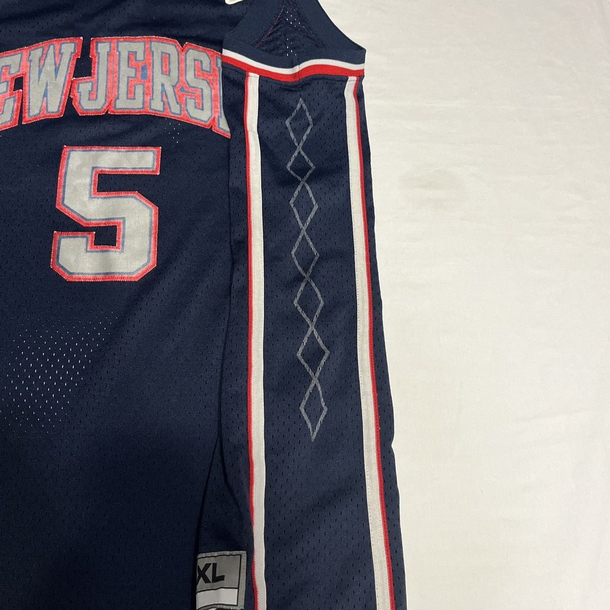 NBA × Nike × Vintage NIKE Team NEW JERSEY NETS JASON KIDD #5 NBA Size US XL / EU 56 / 4 - 8 Thumbnail