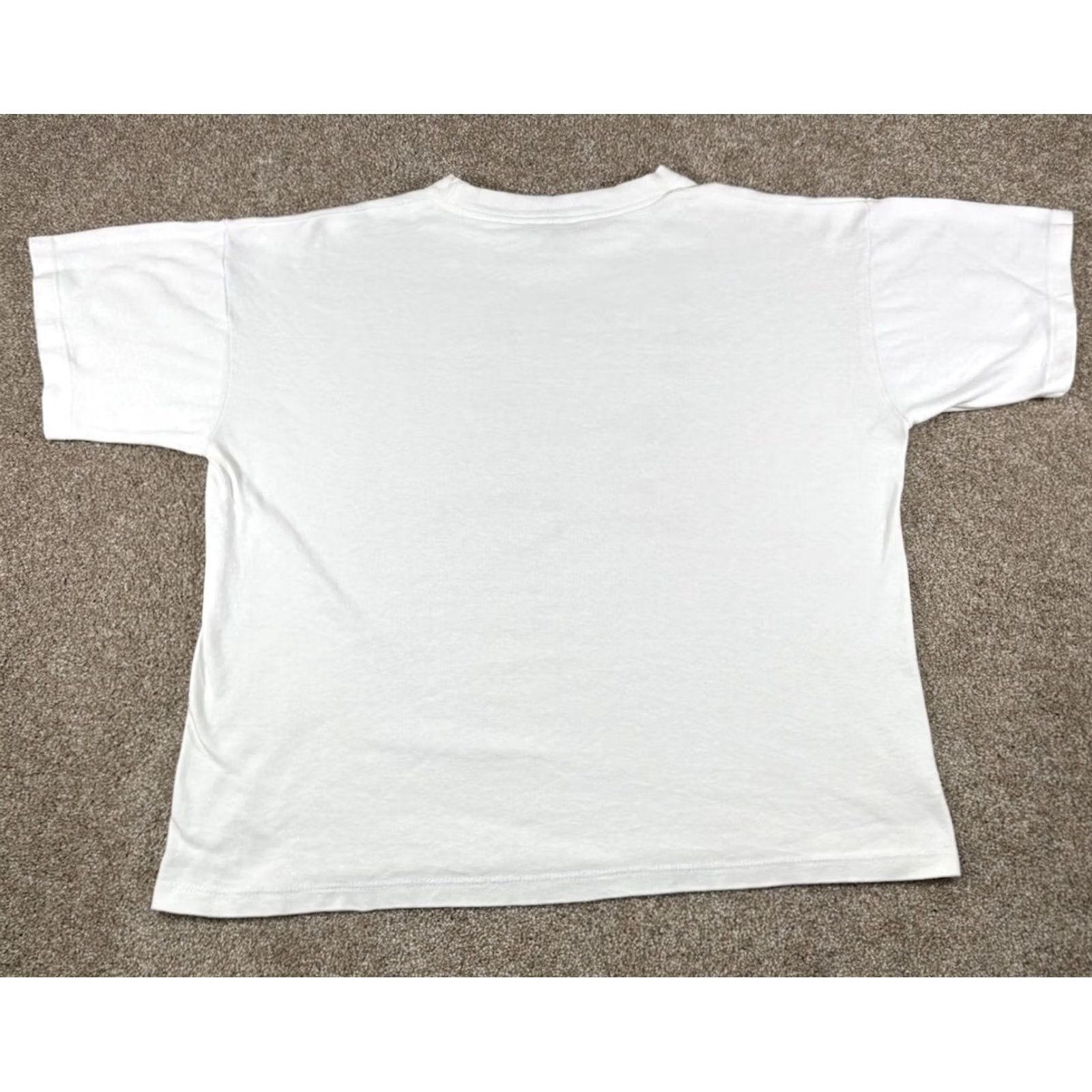 Vintage VINTAGE Jamaica Graphic T-Shirt Large White Cotton Map Size Size L / US 10 / IT 46 - 5 Thumbnail