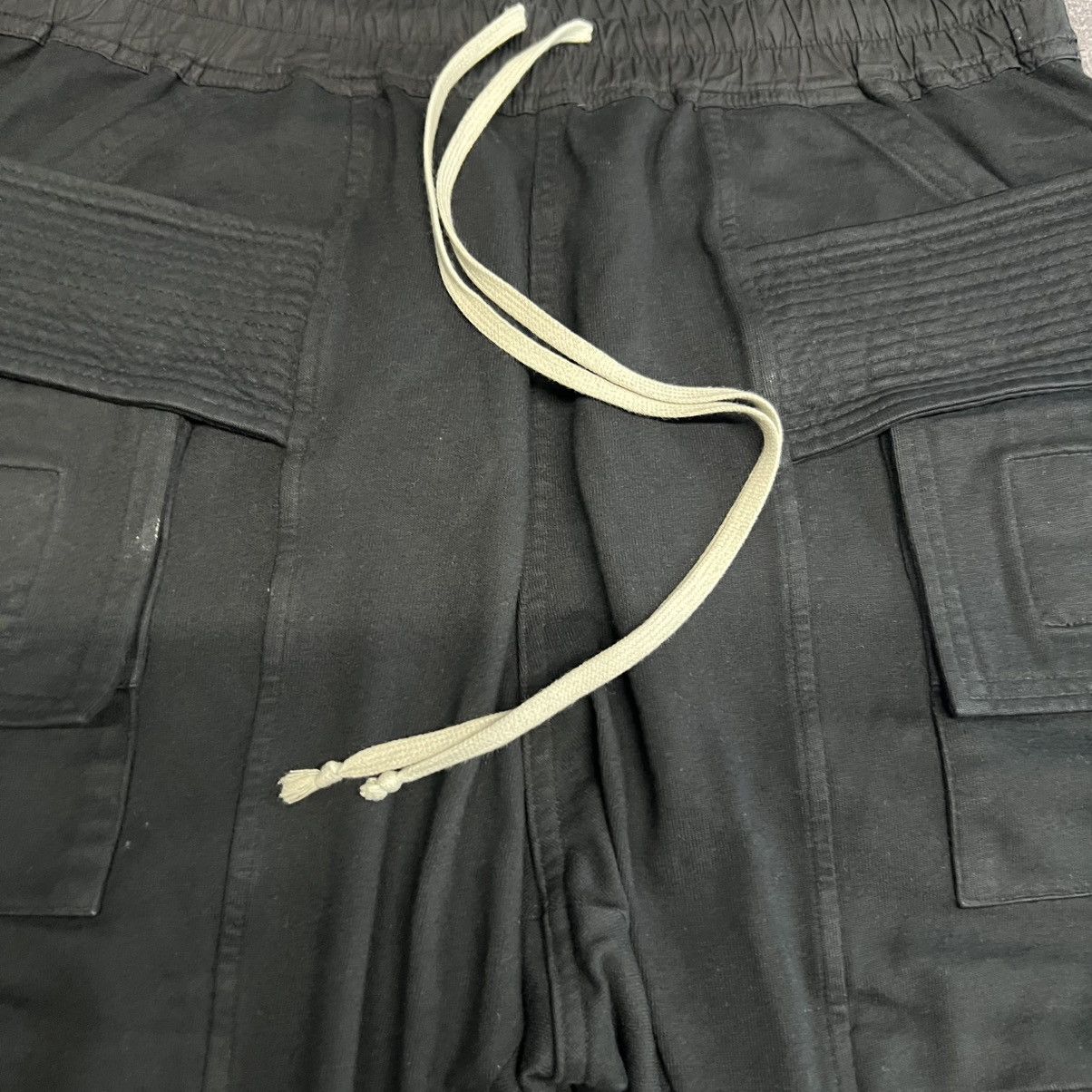 Rick Owens Drkshdw Rick Owens DRKSHDW Creatch Cargo Drawstring Pants Black Size US 36 / EU 52 - 5 Thumbnail