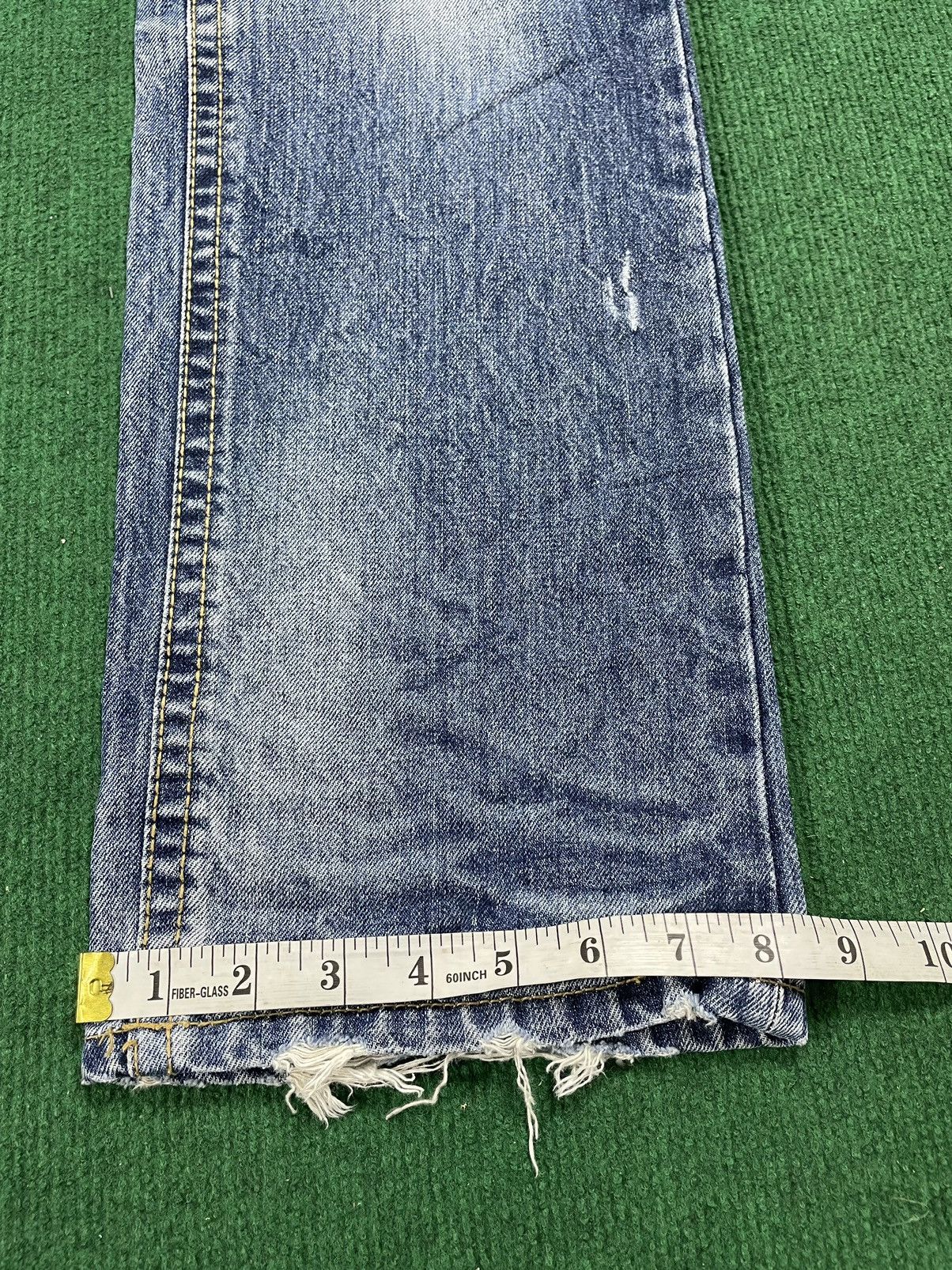 If Six Was Nine × Japanese Brand Distressed Lolita Jeans With Rare Patches Size US 34 / EU 50 - 14 Thumbnail