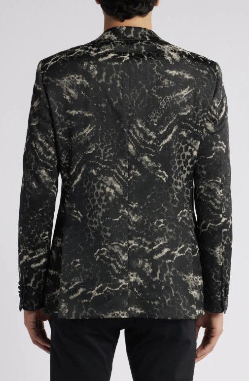 John Varvatos John Varvatos Star USA Jacquard Dinner Blazer Jacket ( 40R ) Size 40R - 2 Thumbnail