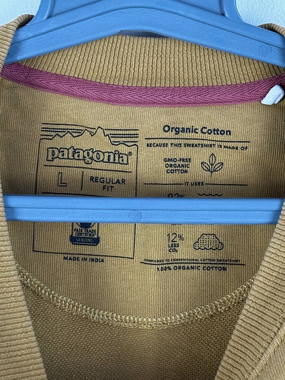 Patagonia × Vintage Vintage Patagonia Organic Cotton Sweatshirt Size US L / EU 52-54 / 3 - 6 Thumbnail