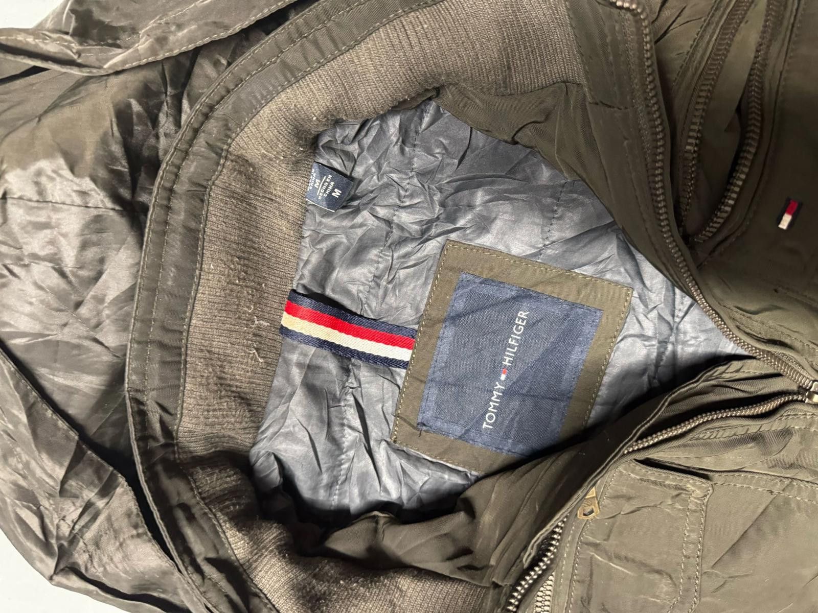 Tommy Hilfiger Stylish Tommy Hilfiger Hooded Jacket - Olive Green Size US M / EU 48-50 / 2 - 4 Thumbnail