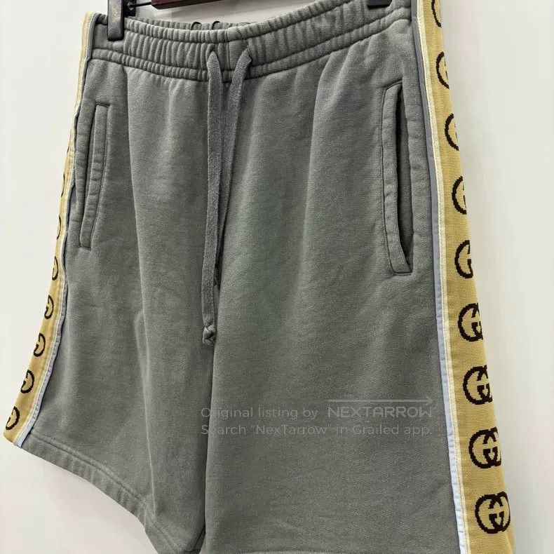 Gucci Gucci Size XS Double G String Logo Striped Drawstring Tie- Size US 29 - 2 Thumbnail