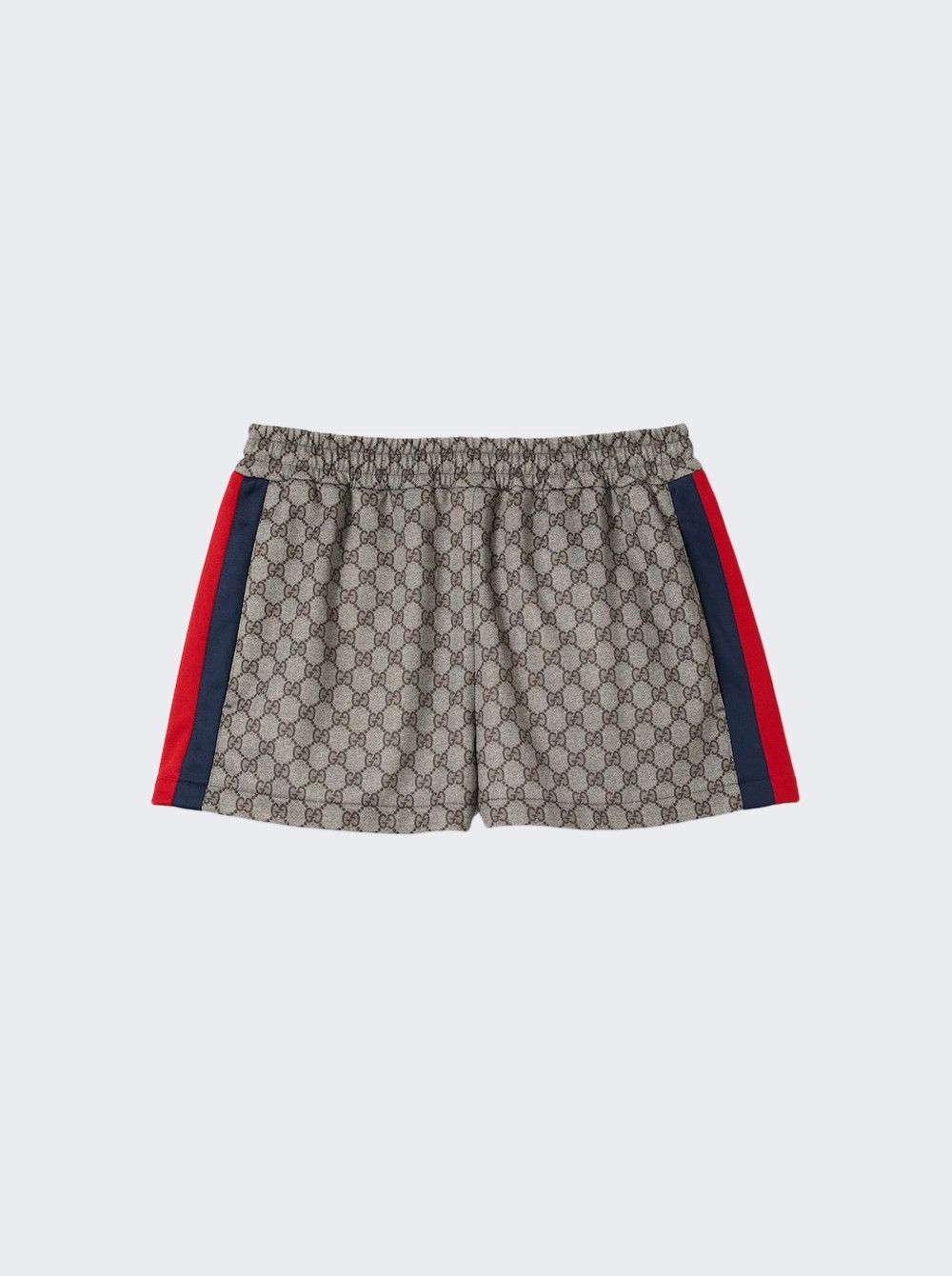 Gucci o1la5ras0526 GG Technical Jersey Shorts With Web Size 26" / US 2 / IT 38 - 1 Thumbnail
