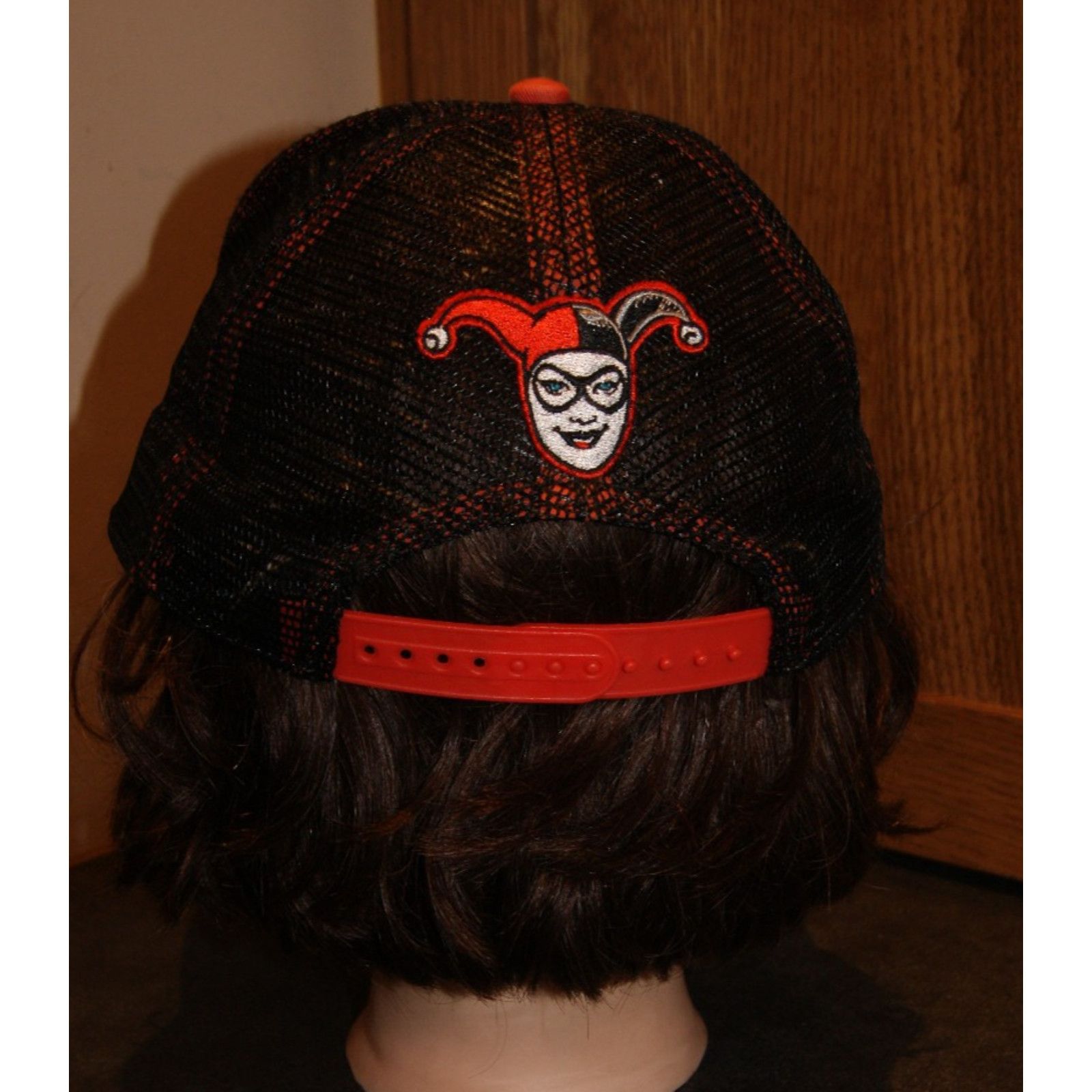 DC Comics DC Comics Harley Quinn Mens Snap Hat Trucker Flat Bill Cap Size ONE SIZE - 4 Thumbnail