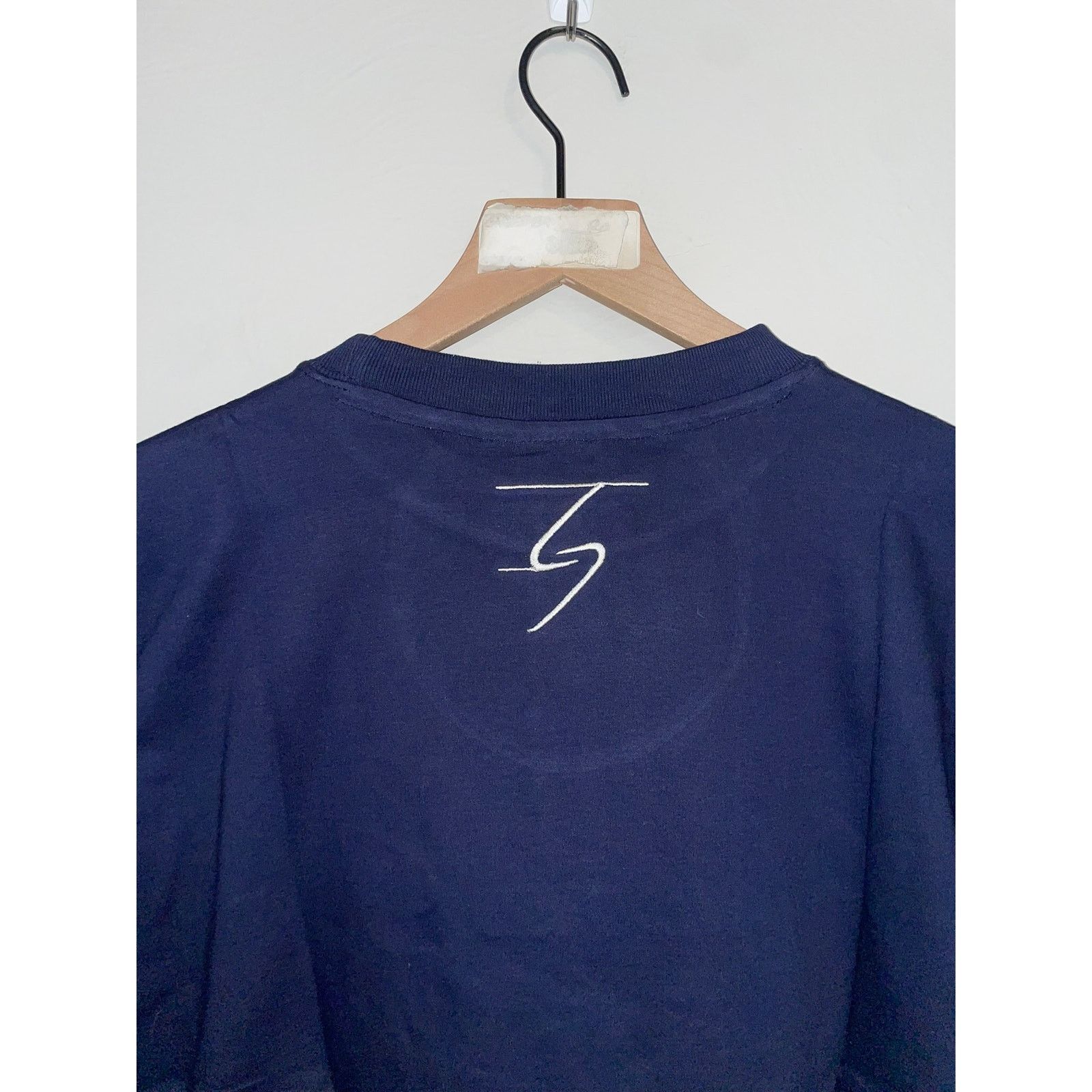 Vintage NWT 2000s Infamous Gear Blue White Script Shirt Tee Y2K L Size US L / EU 52-54 / 3 - 7 Thumbnail
