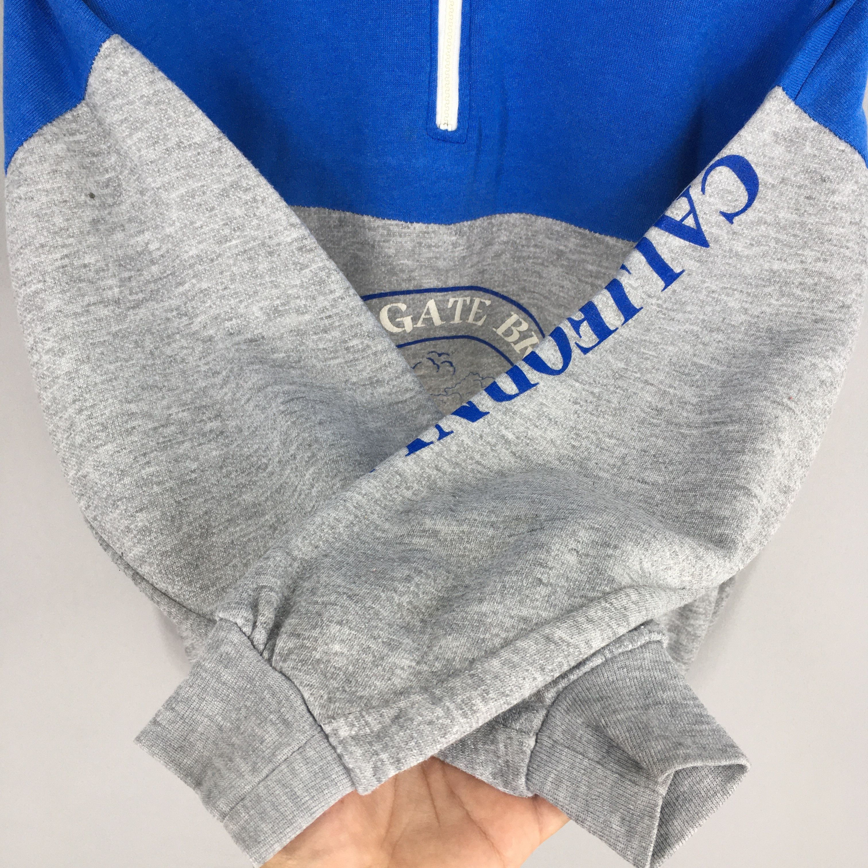 Vintage Vintage San Francisco Usa Blue Jumper Sweatshirt Large Size US L / EU 52-54 / 3 - 4 Thumbnail