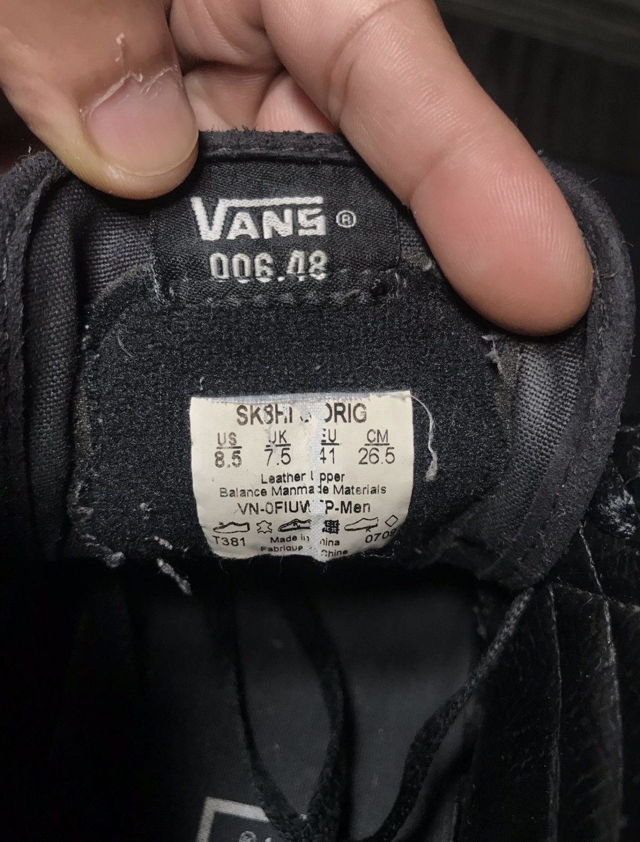 Vans × Wtaps WTAPS x Vans Syndicate Sk8-Hi “S” Size US 8.5 / EU 41-42 - 7 Thumbnail