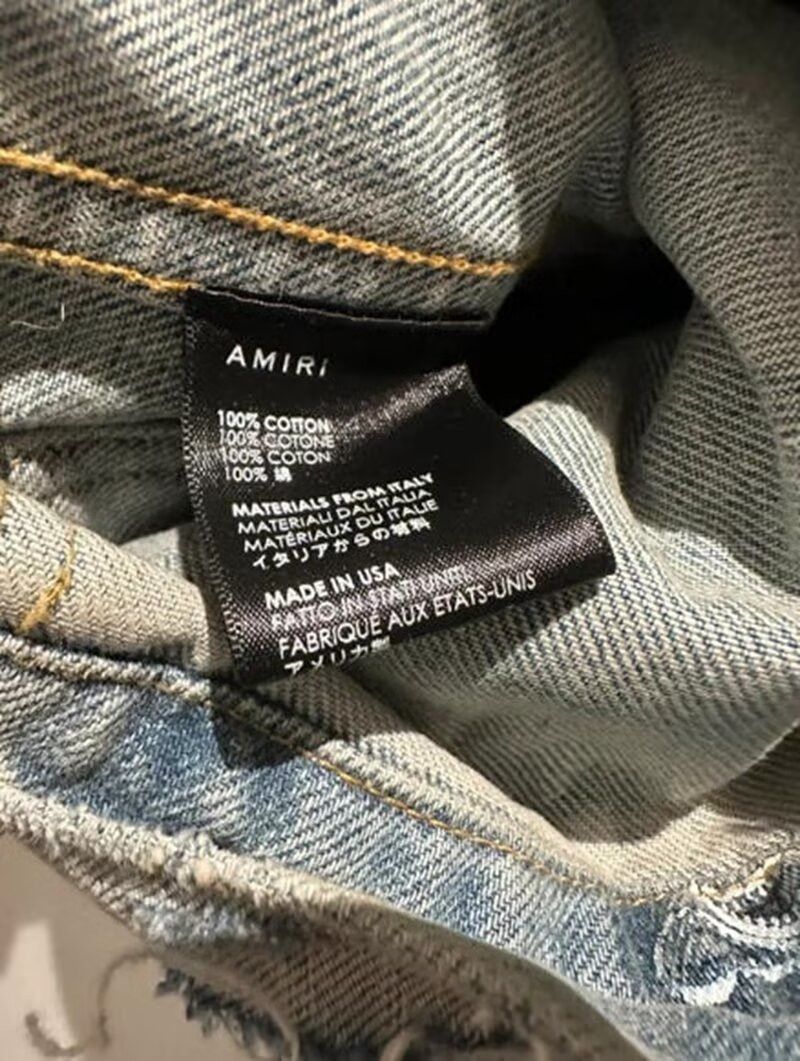 Amiri Amiri denim jacket Size US L / EU 52-54 / 3 - 6 Thumbnail