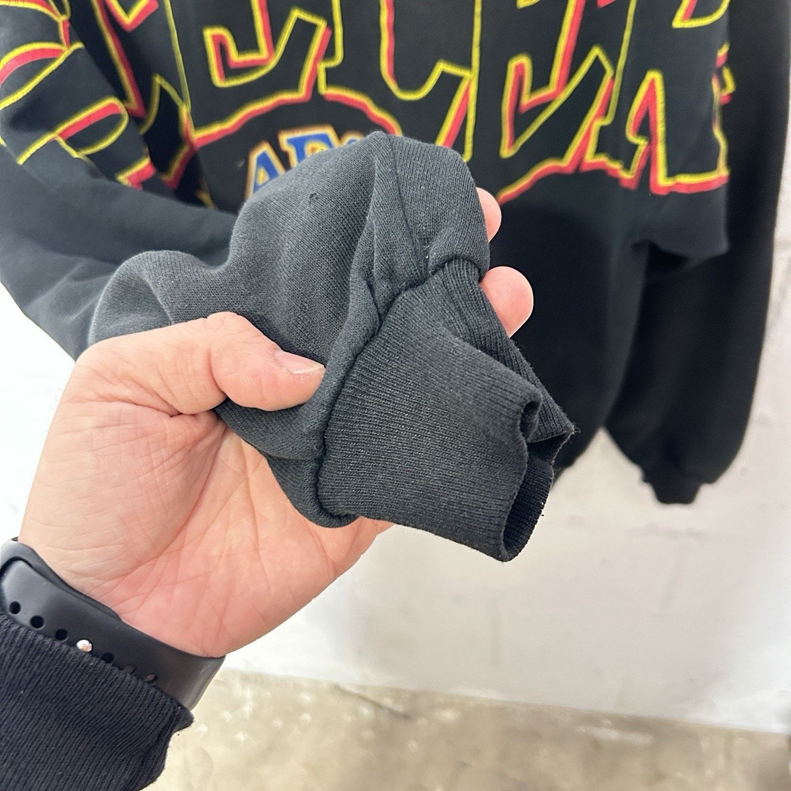 Fruit Of The Loom Vintage NFL Pittsburgh Steelers 1996 Spellout Sweatshirt Size US S / EU 44-46 / 1 - 6 Thumbnail