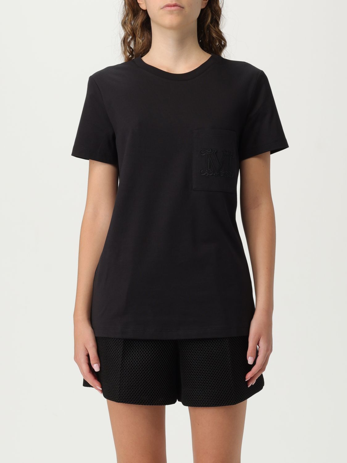 Max Mara Max Mara T-Shirt Woman Black Size L / US 10 / IT 46 - 1 Thumbnail