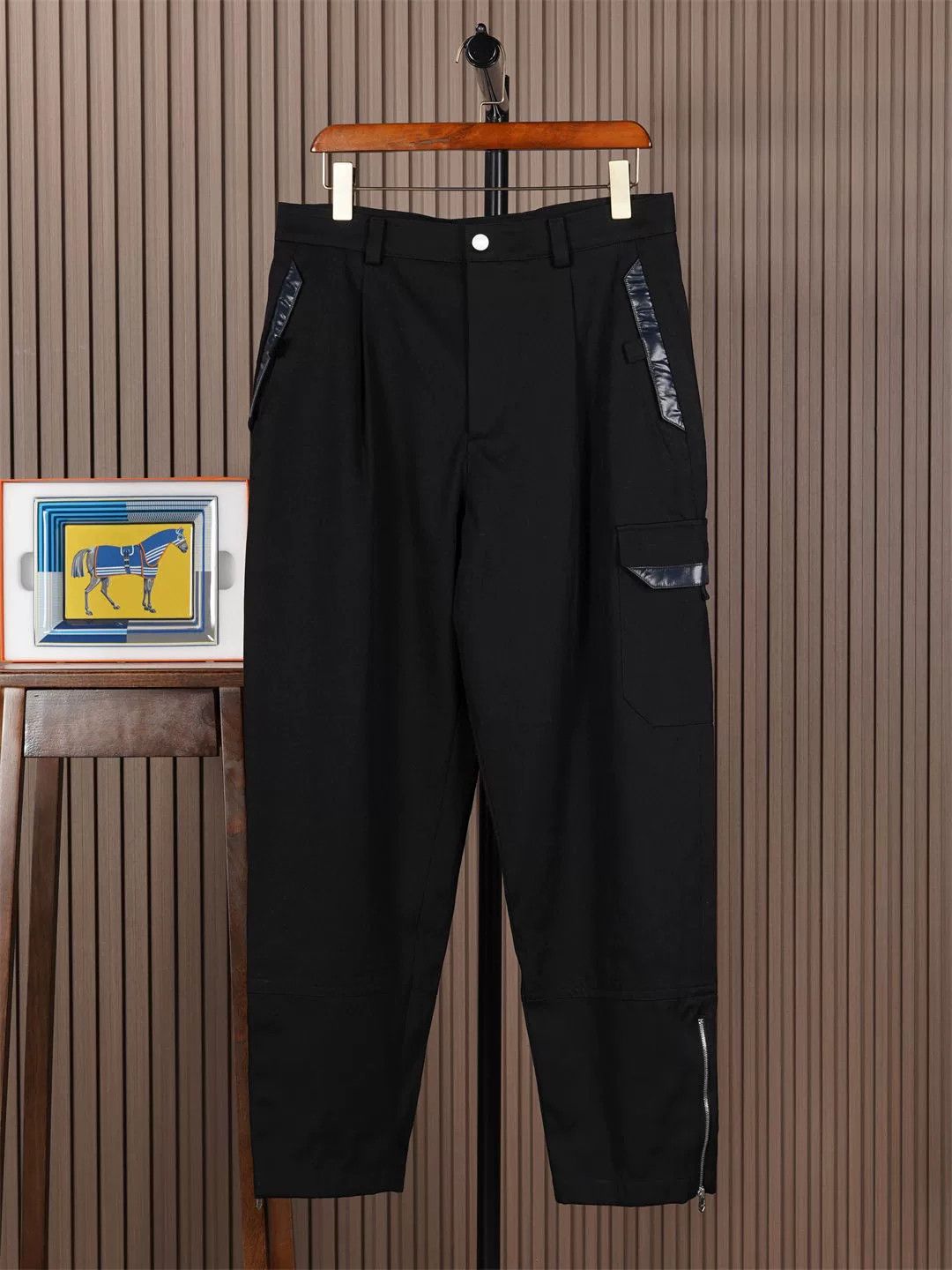 Hermes Hermes Men's Relaxed Fit Trousers Size US 26 / EU 42 - 1 Thumbnail